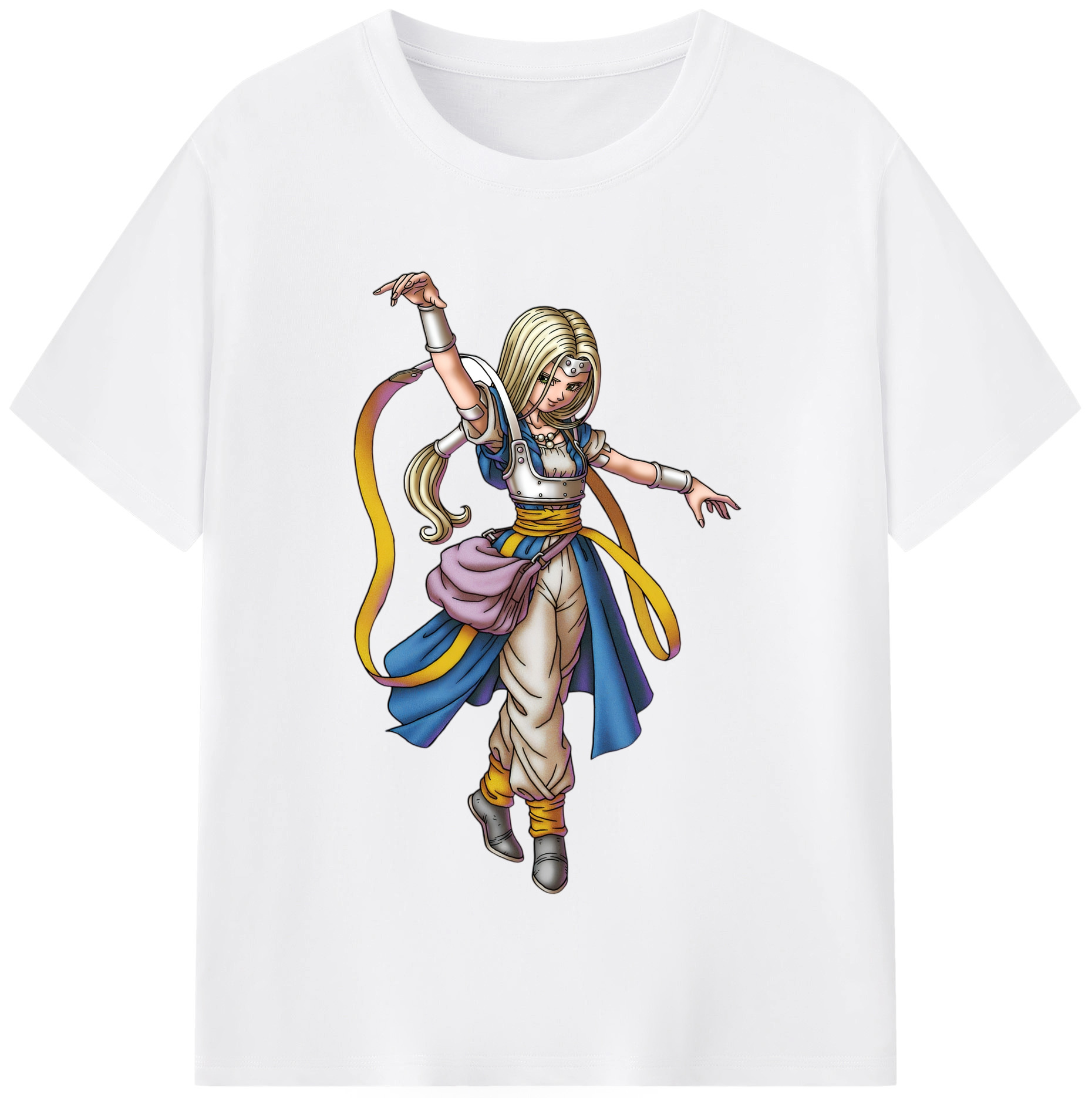 （画像用） ドラゴンクエスト Doragon Kuesuto Dragon Quest 綿100％半袖Tシャツ（フロントプリント）