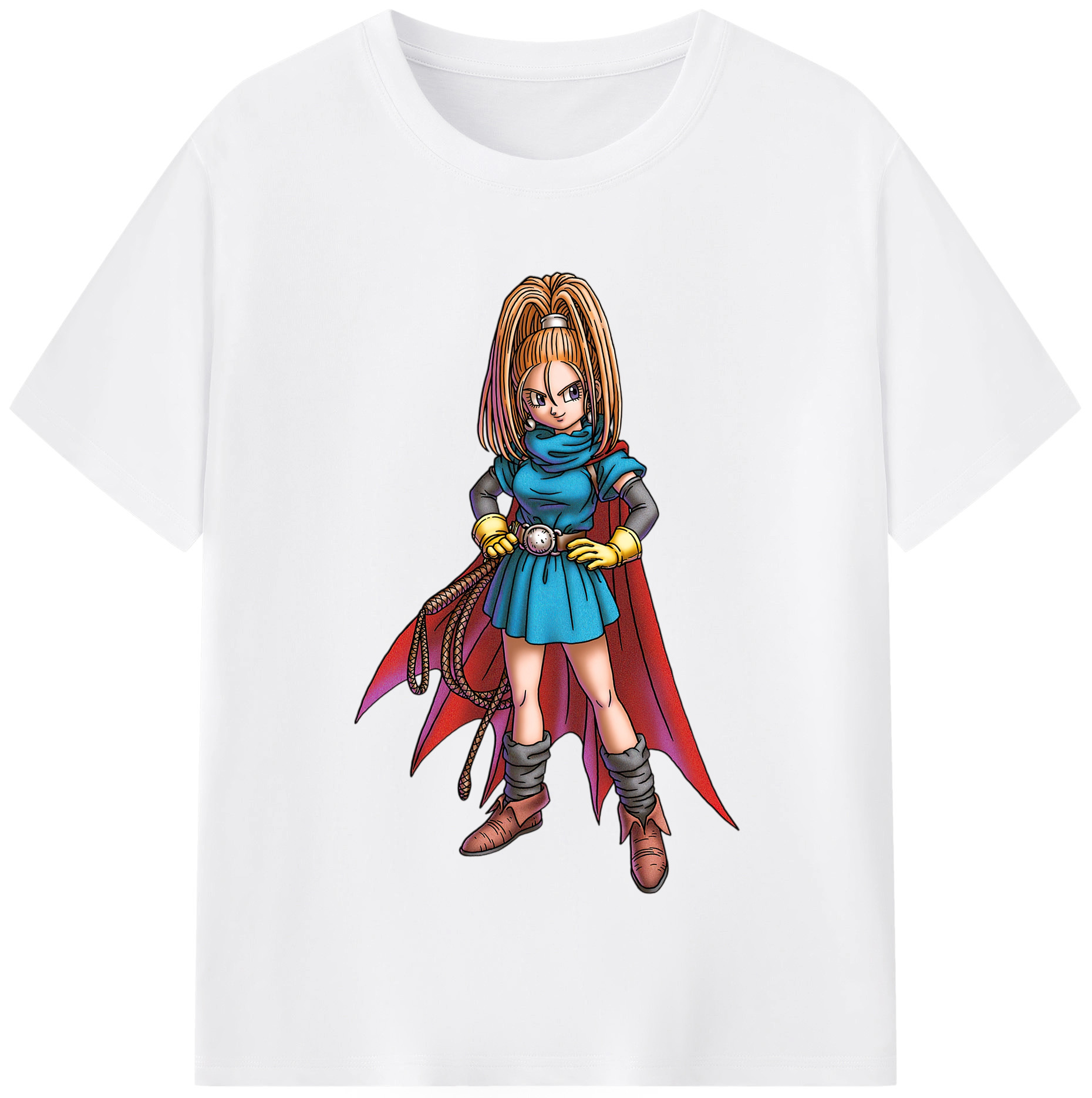 （画像用） ドラゴンクエスト Doragon Kuesuto Dragon Quest 綿100％半袖Tシャツ（フロントプリント）