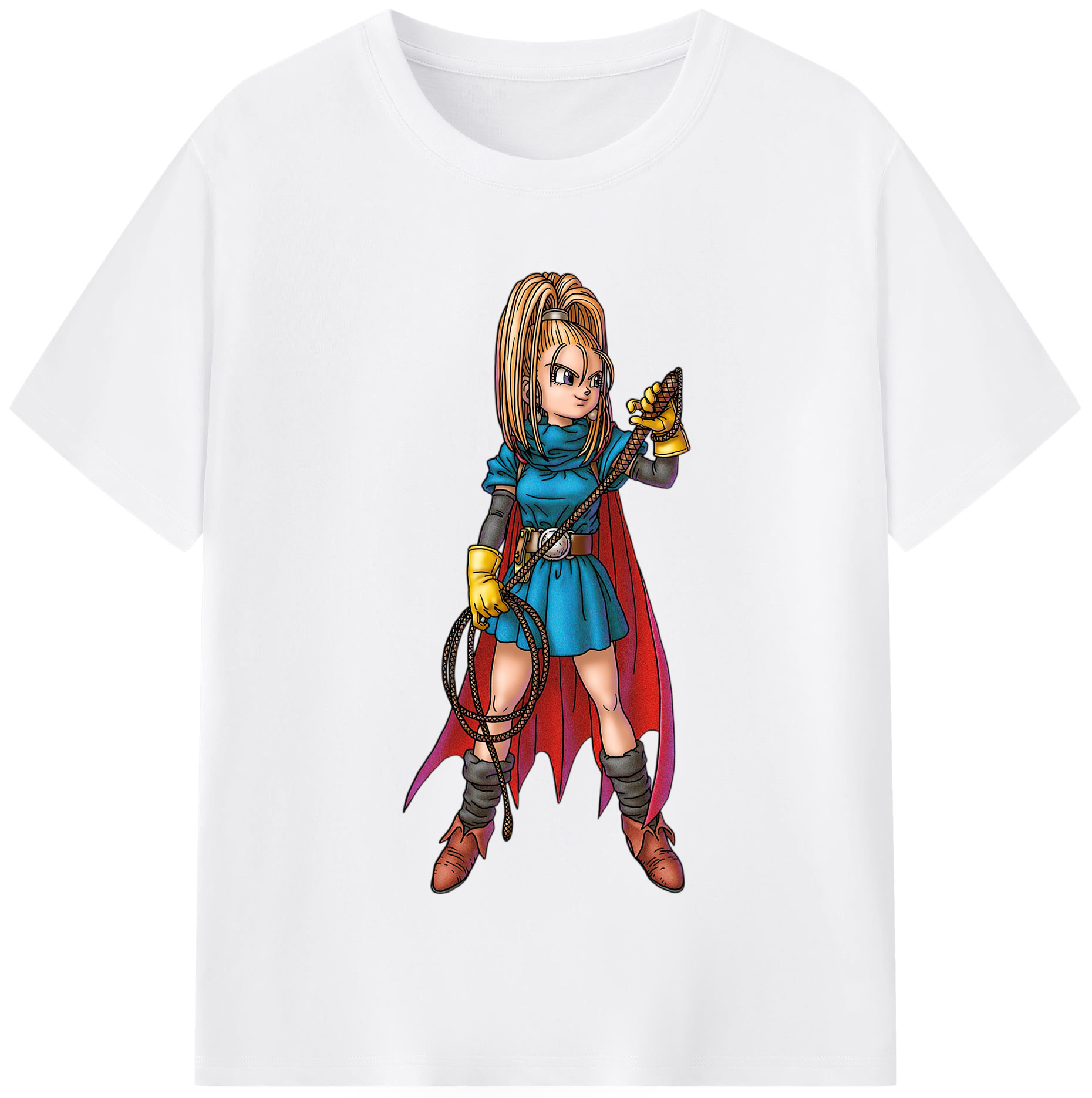 （画像用） ドラゴンクエスト Doragon Kuesuto Dragon Quest 綿100％半袖Tシャツ（フロントプリント）