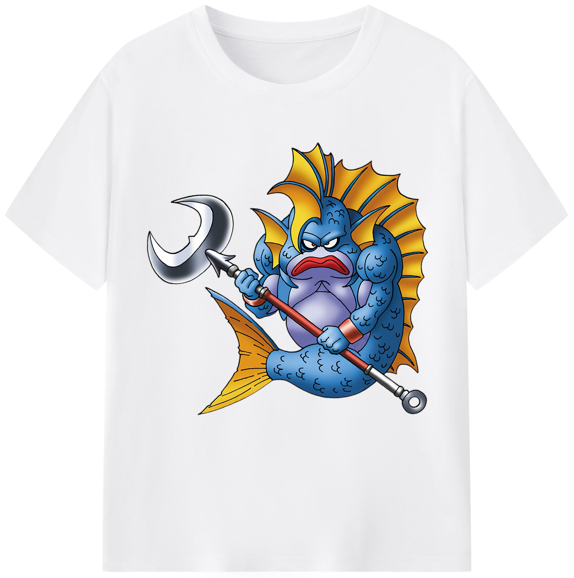 （画像用） ドラゴンクエスト Doragon Kuesuto Dragon Quest 綿100％半袖Tシャツ（フロントプリント）