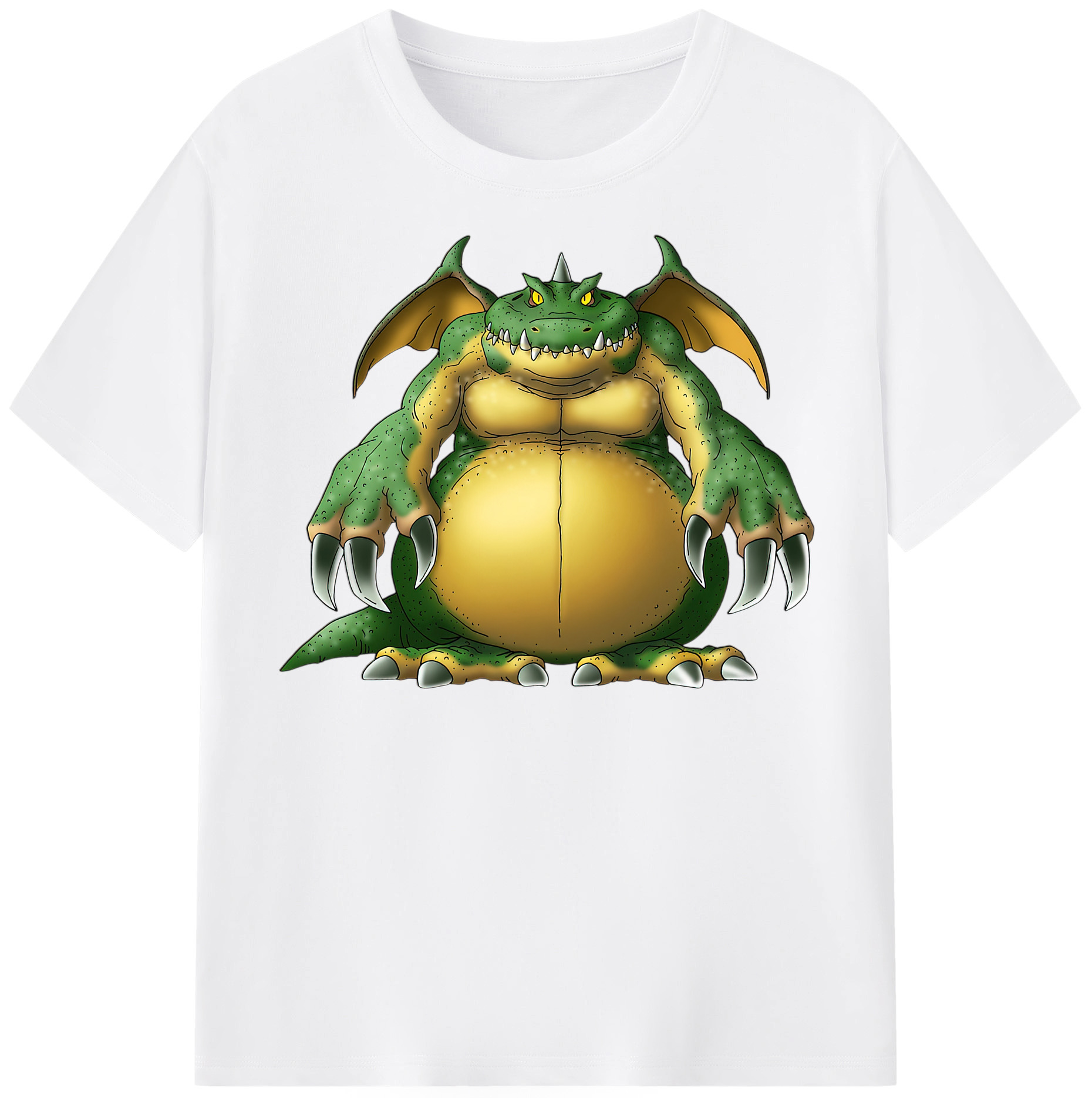（画像用） ドラゴンクエスト Doragon Kuesuto Dragon Quest 綿100％半袖Tシャツ（フロントプリント）