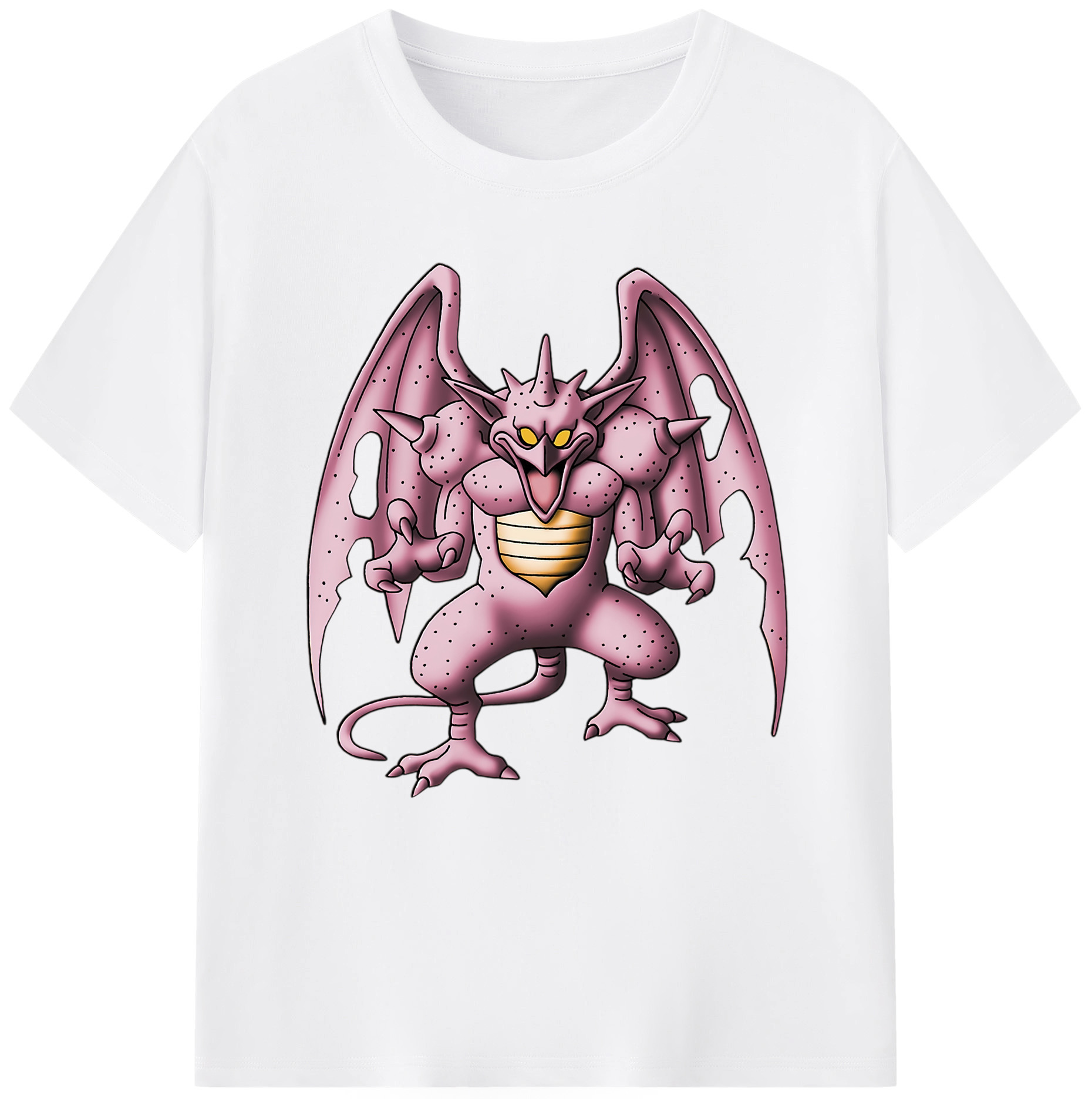 （画像用） ドラゴンクエスト Doragon Kuesuto Dragon Quest 綿100％半袖Tシャツ（フロントプリント）