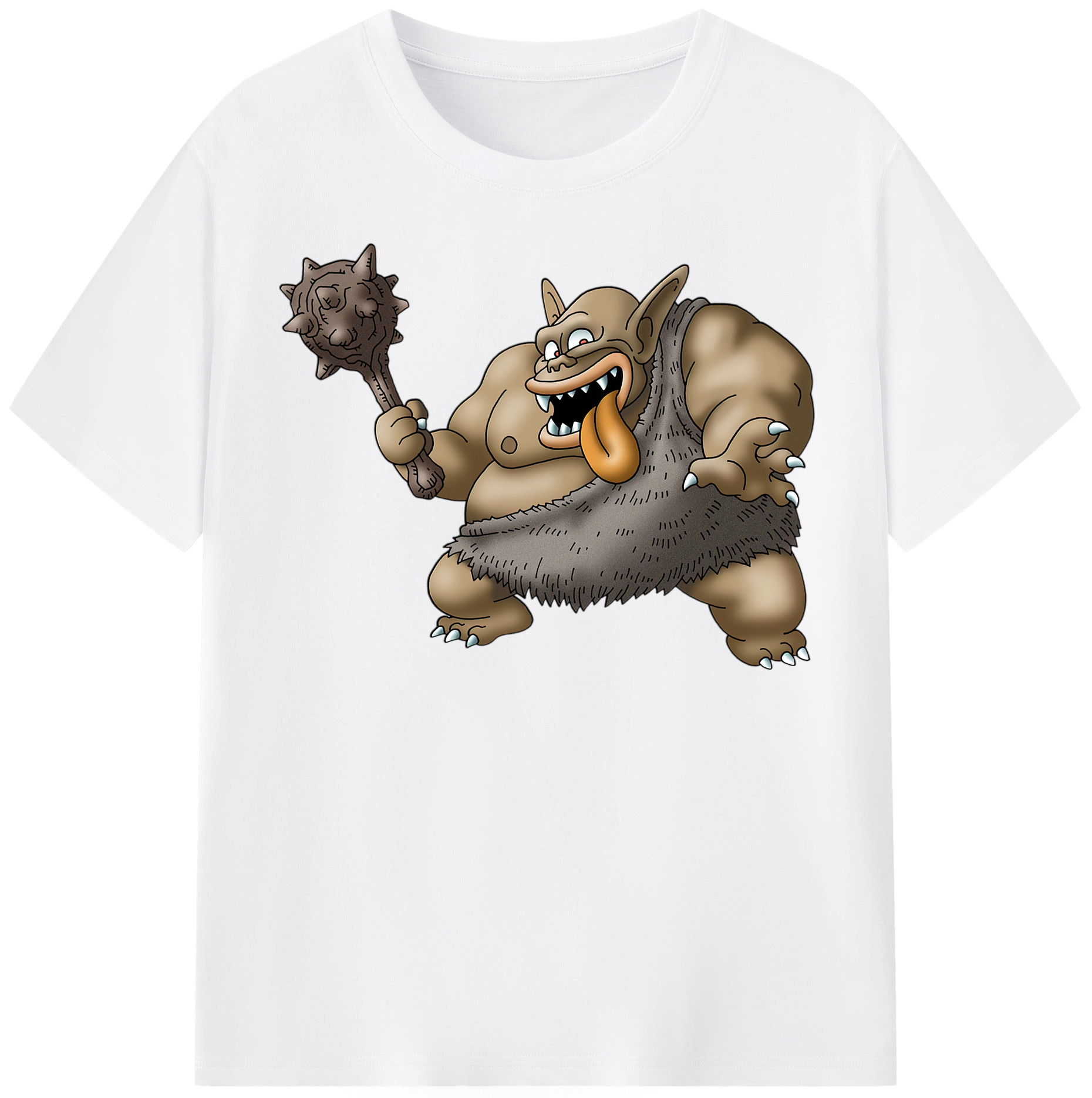（画像用） ドラゴンクエスト Doragon Kuesuto Dragon Quest 綿100％半袖Tシャツ（フロントプリント）