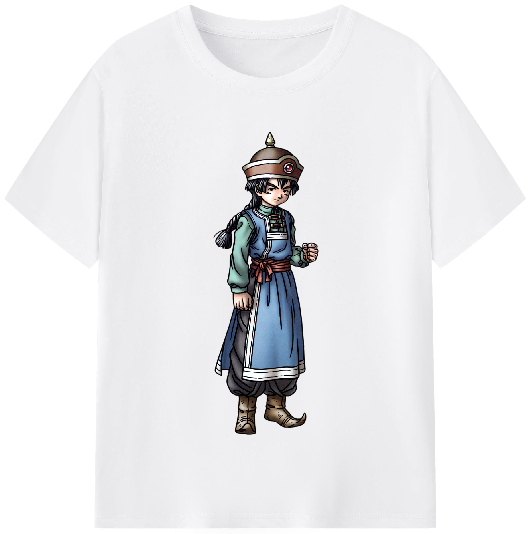 （画像用） ドラゴンクエスト Doragon Kuesuto Dragon Quest 綿100％半袖Tシャツ（フロントプリント）