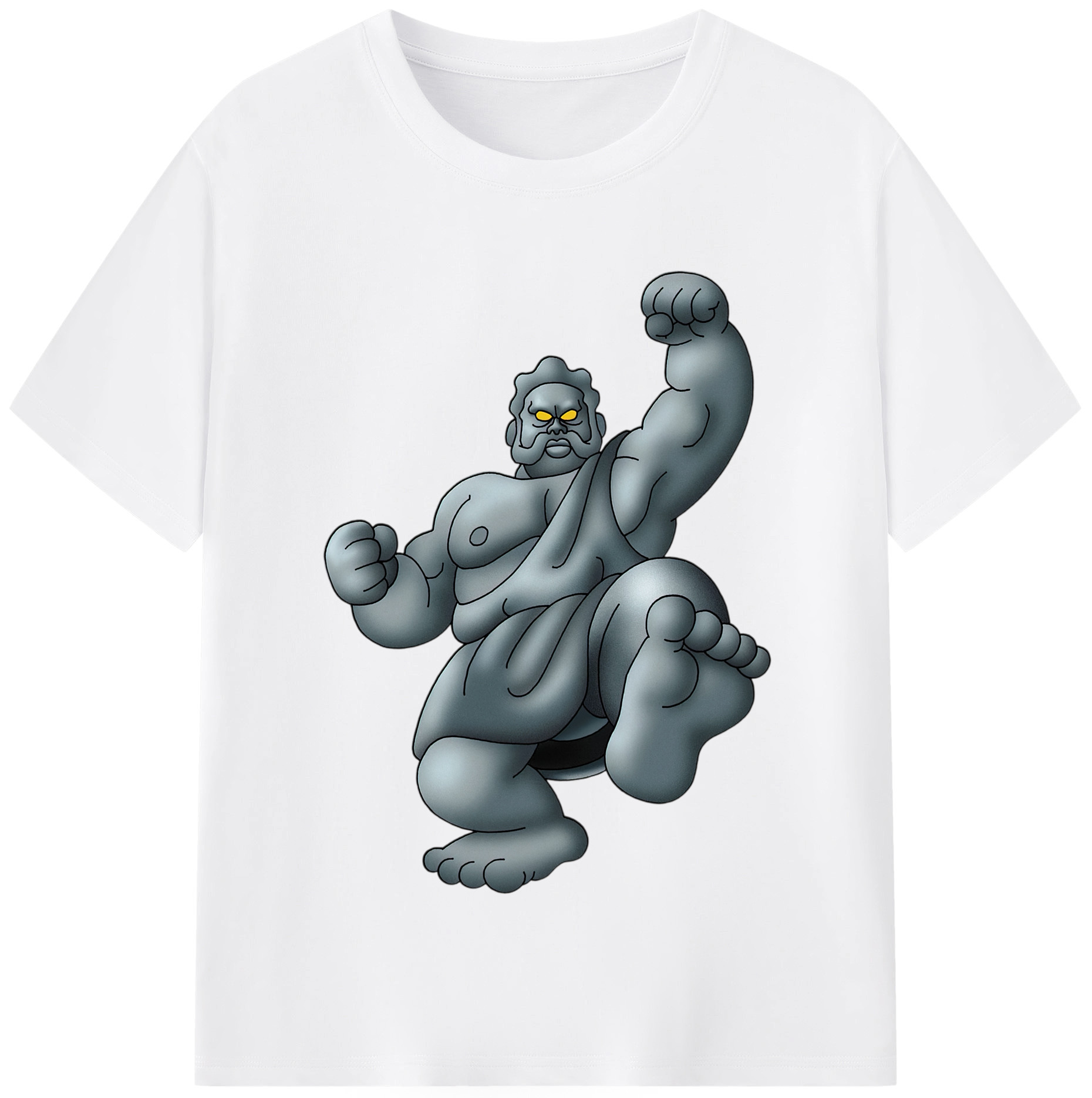 （画像用） ドラゴンクエスト Doragon Kuesuto Dragon Quest 綿100％半袖Tシャツ（フロントプリント）