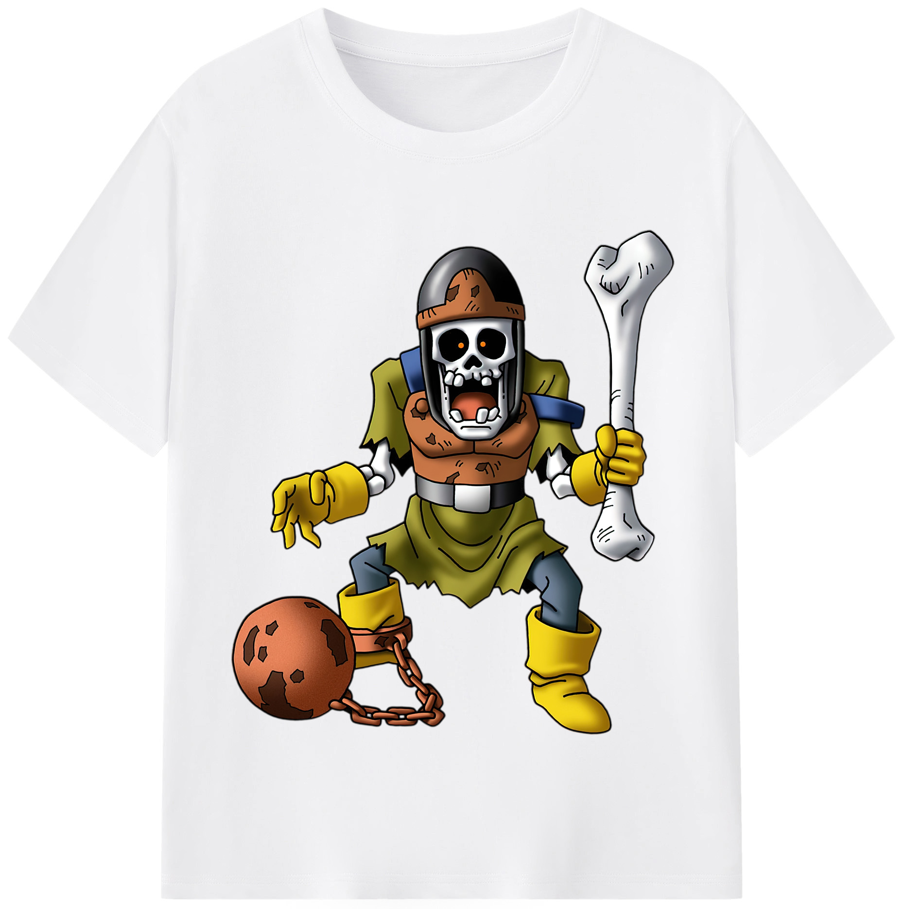 （画像用） ドラゴンクエスト Doragon Kuesuto Dragon Quest 綿100％半袖Tシャツ（フロントプリント）