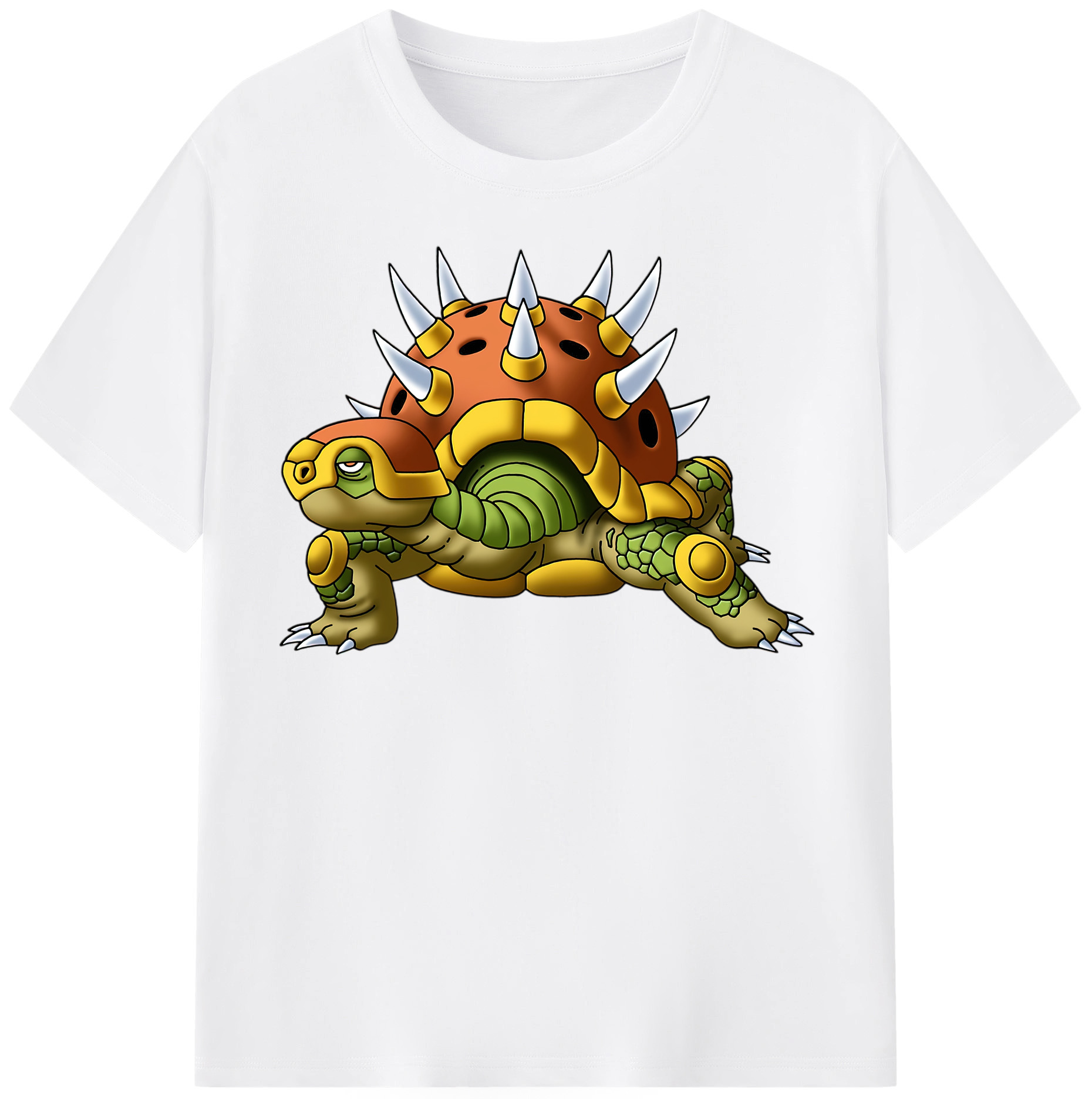 （画像用） ドラゴンクエスト Doragon Kuesuto Dragon Quest 綿100％半袖Tシャツ（フロントプリント）
