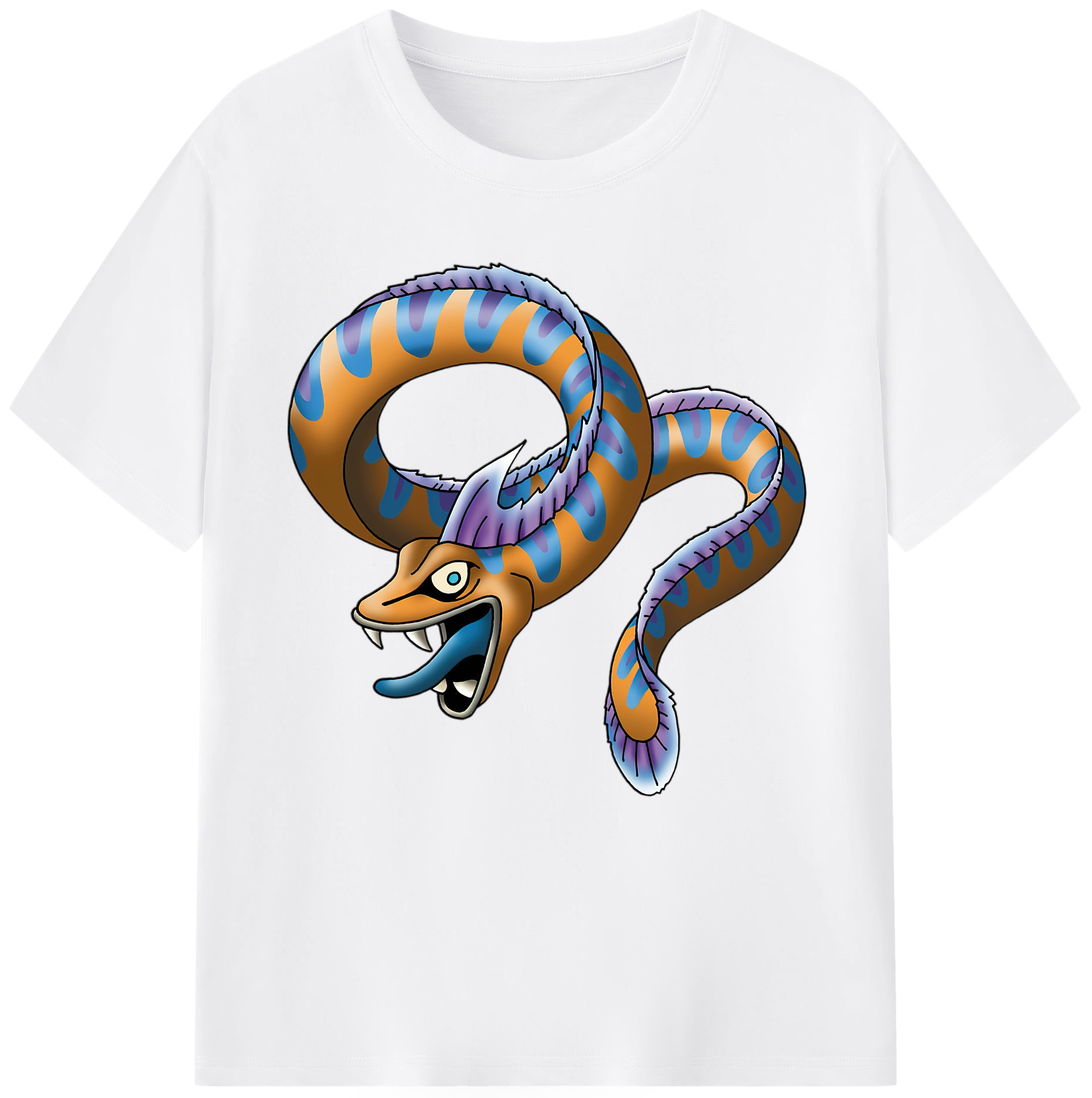 （画像用） ドラゴンクエスト Doragon Kuesuto Dragon Quest 綿100％半袖Tシャツ（フロントプリント）