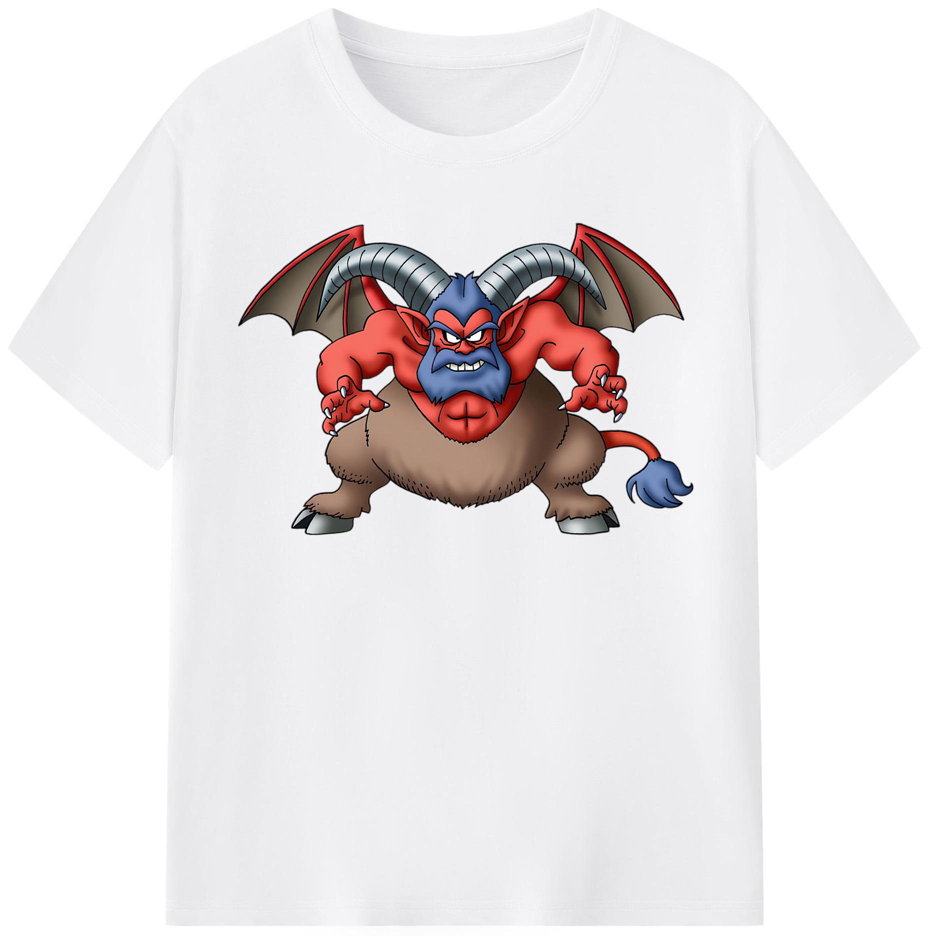 （画像用） ドラゴンクエスト Doragon Kuesuto Dragon Quest 綿100％半袖Tシャツ（フロントプリント）