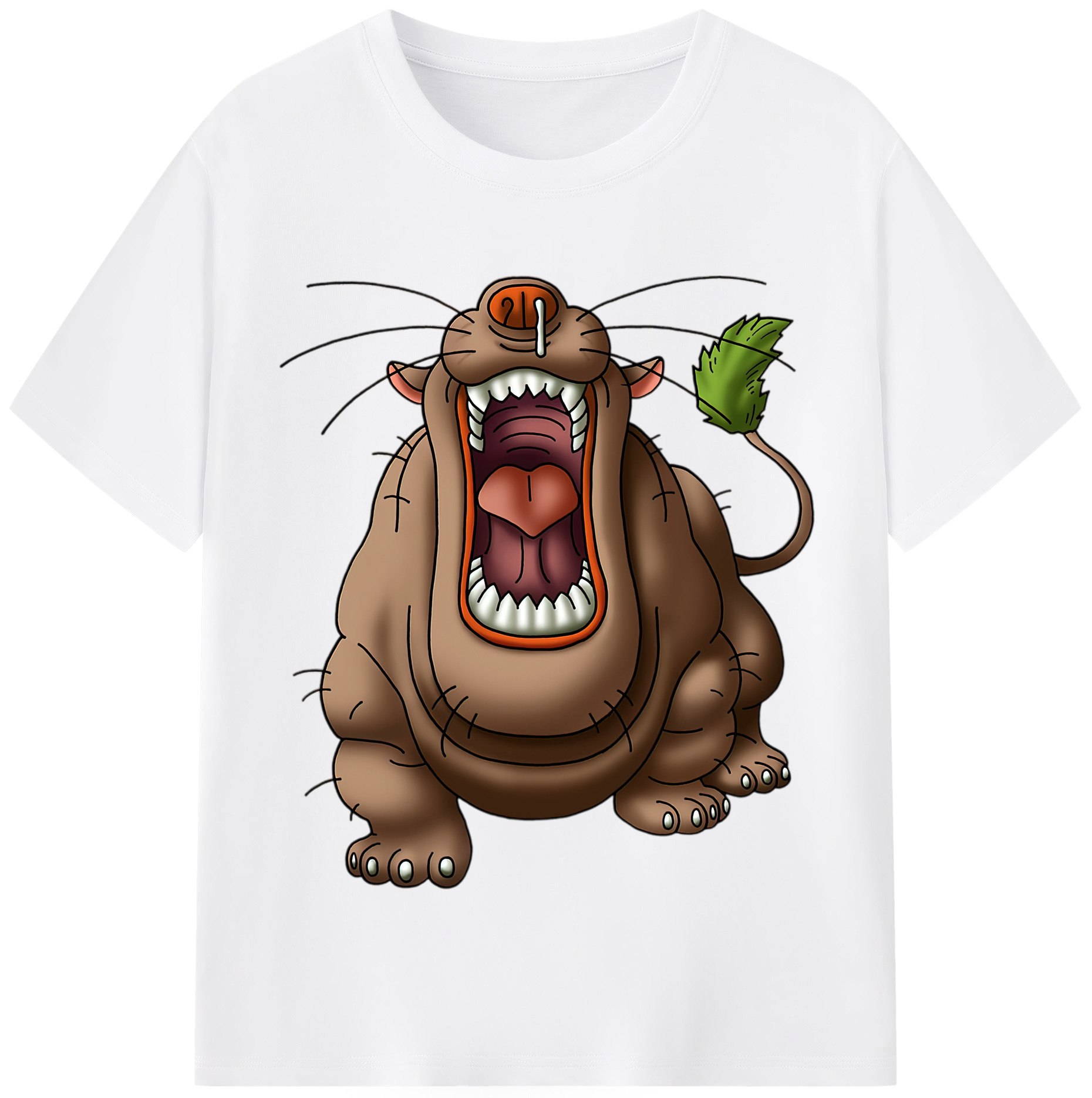 （画像用） ドラゴンクエスト Doragon Kuesuto Dragon Quest 綿100％半袖Tシャツ（フロントプリント）