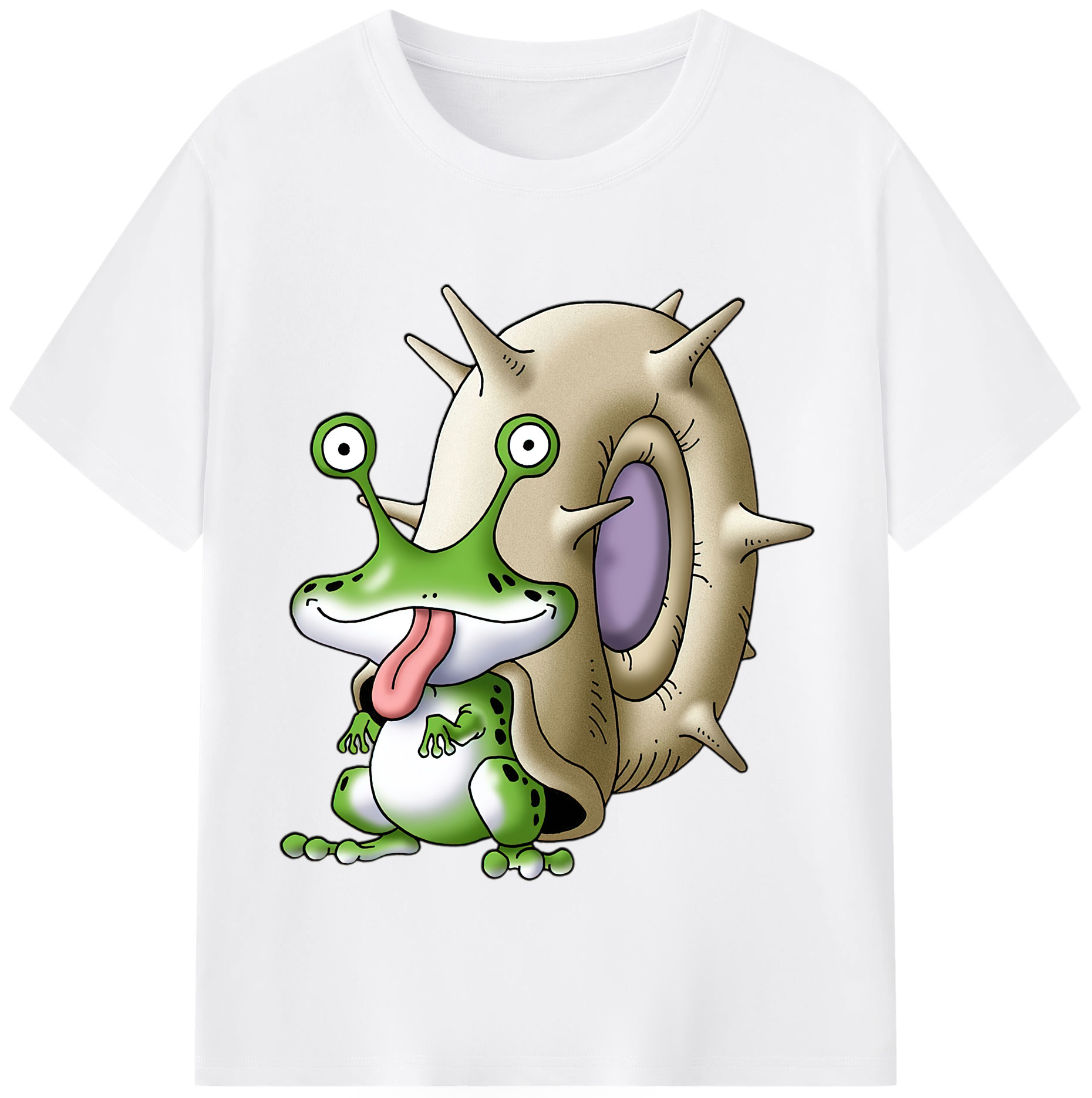 （画像用） ドラゴンクエスト Doragon Kuesuto Dragon Quest 綿100％半袖Tシャツ（フロントプリント）