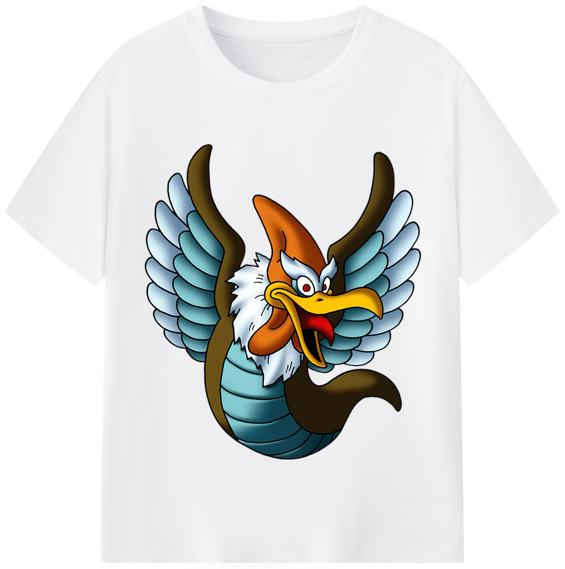 （画像用） ドラゴンクエスト Doragon Kuesuto Dragon Quest 綿100％半袖Tシャツ（フロントプリント）