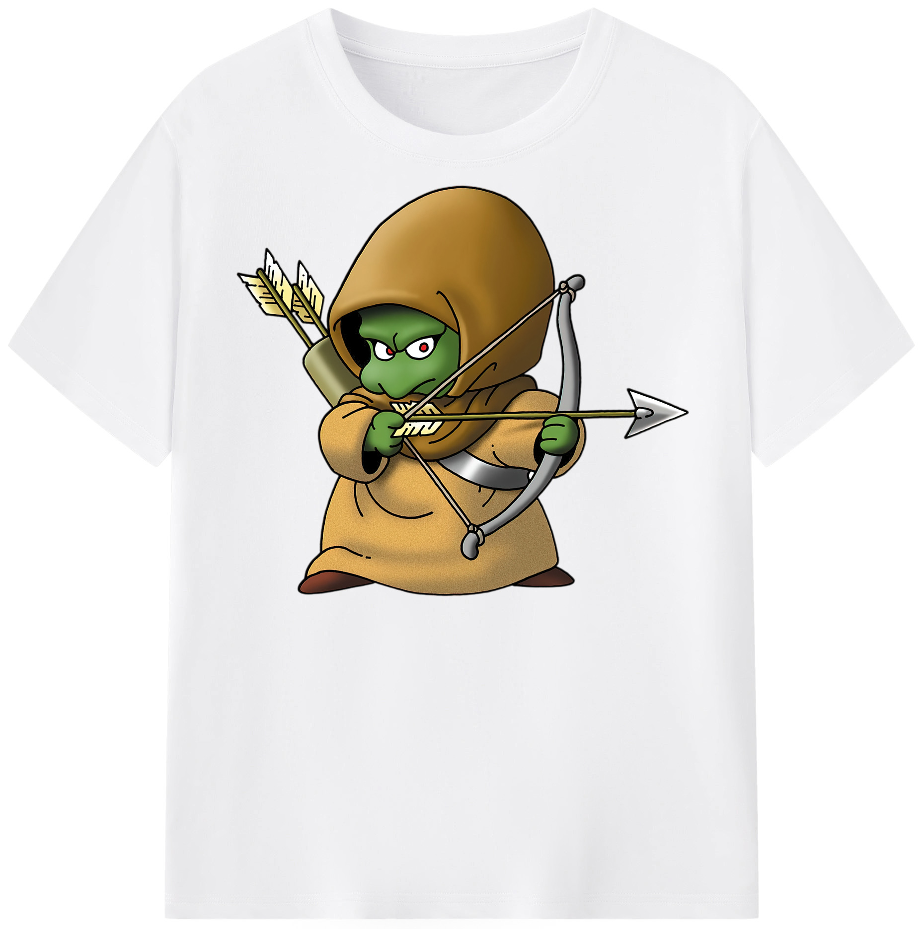 （画像用） ドラゴンクエスト Doragon Kuesuto Dragon Quest 綿100％半袖Tシャツ（フロントプリント）