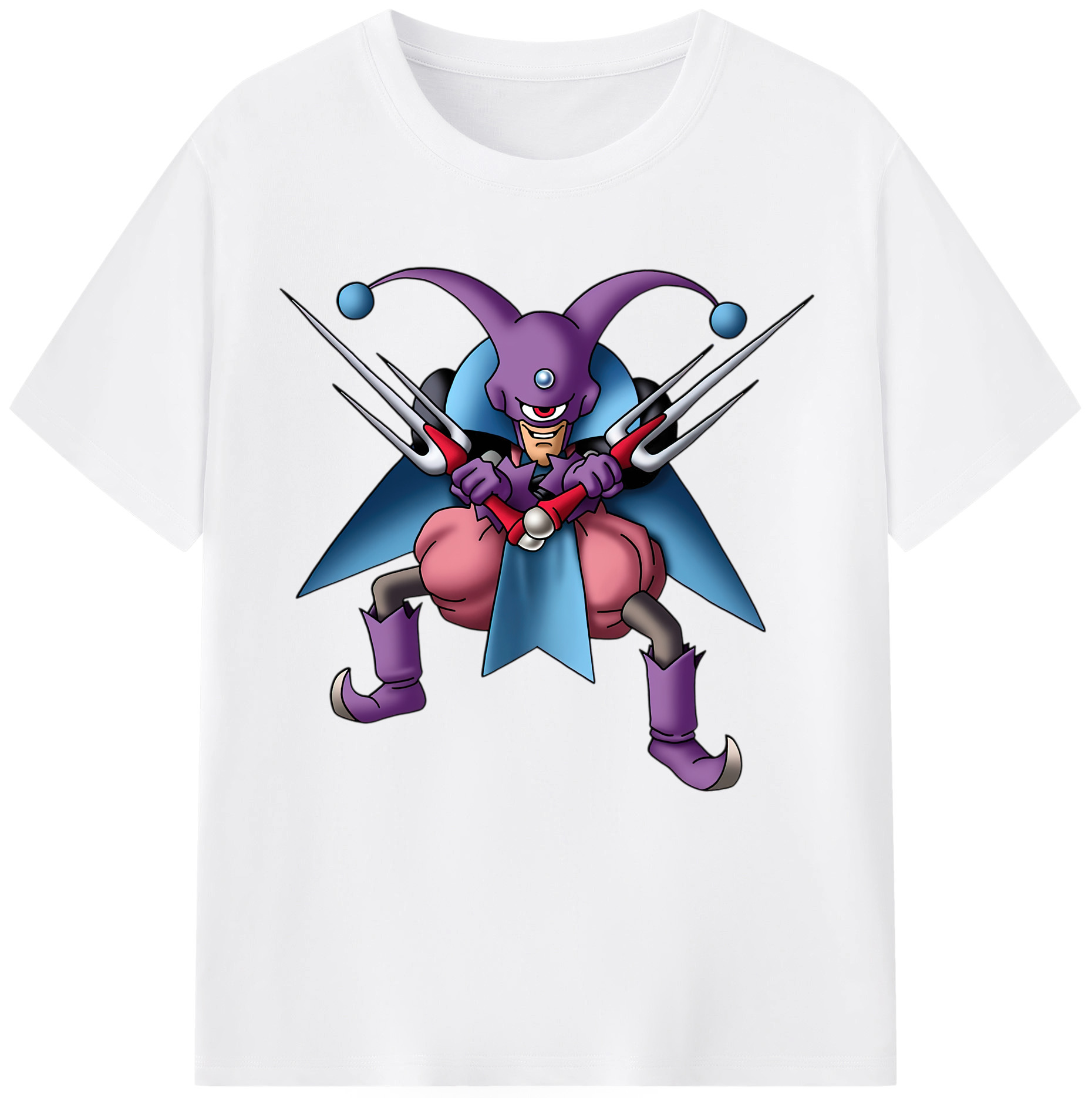 （画像用） ドラゴンクエスト Doragon Kuesuto Dragon Quest 綿100％半袖Tシャツ（フロントプリント）