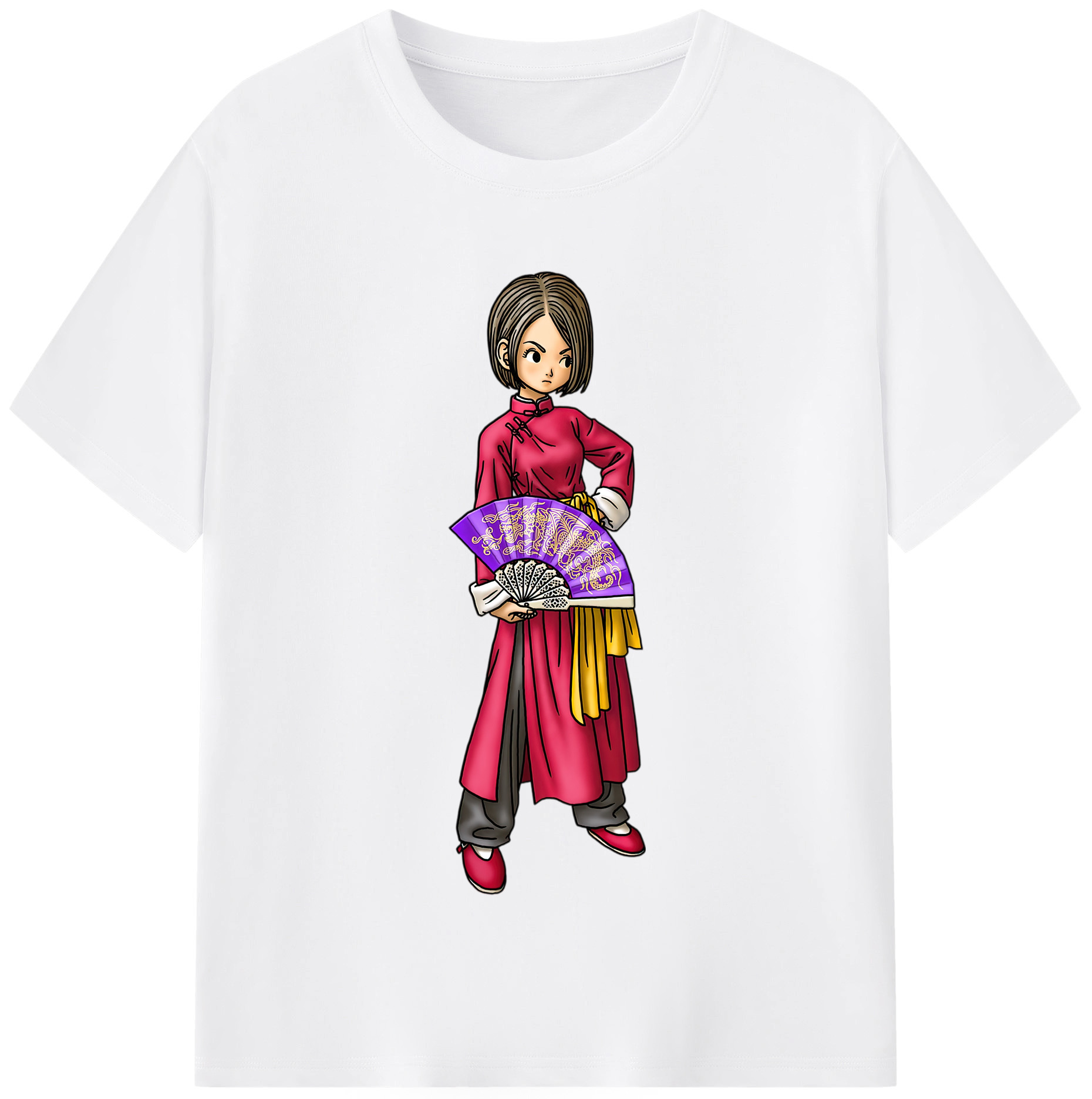 （画像用） ドラゴンクエスト Doragon Kuesuto Dragon Quest 綿100％半袖Tシャツ（フロントプリント）