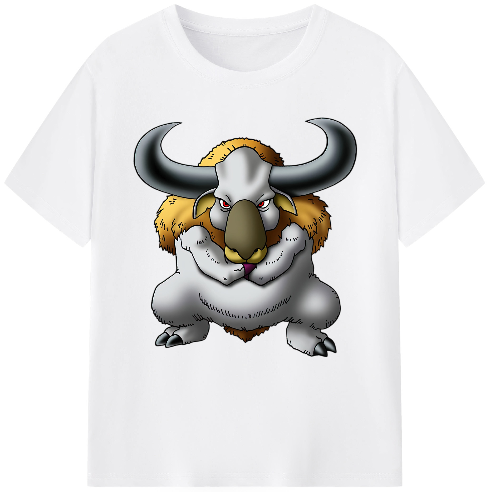（画像用） ドラゴンクエスト Doragon Kuesuto Dragon Quest 綿100％半袖Tシャツ（フロントプリント）