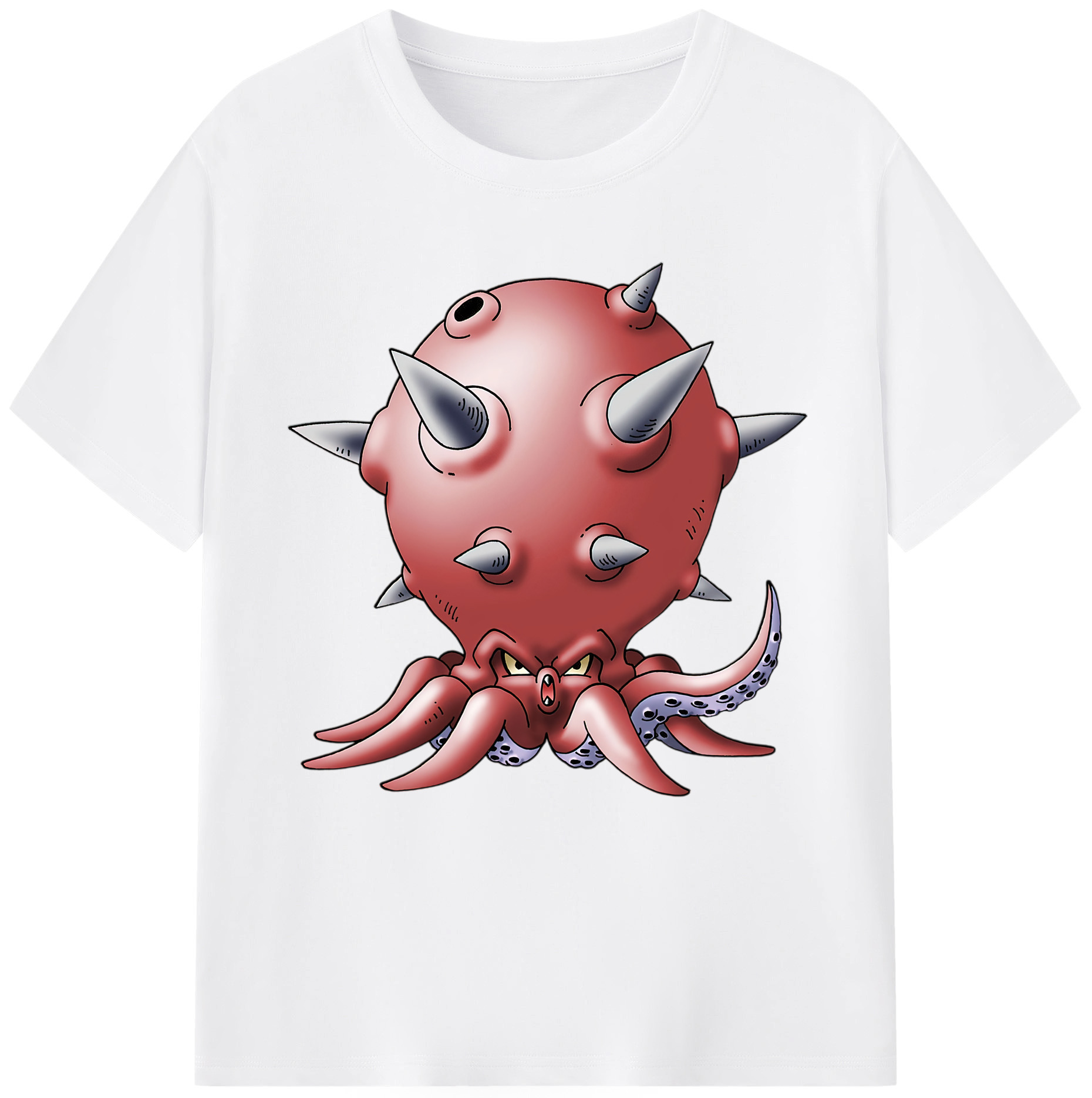 （画像用） ドラゴンクエスト Doragon Kuesuto Dragon Quest 綿100％半袖Tシャツ（フロントプリント）