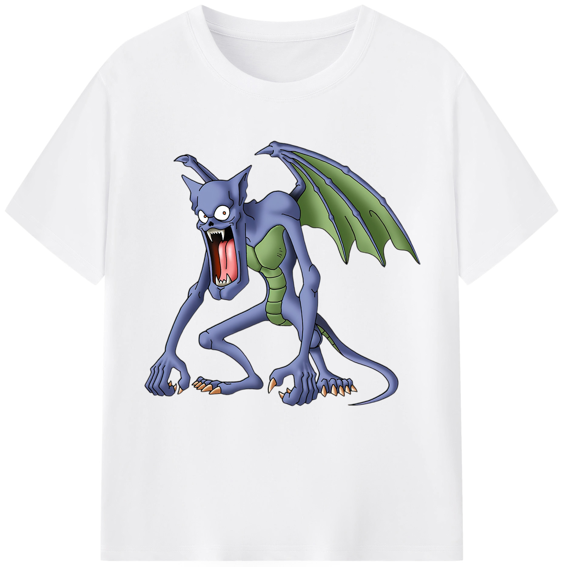 （画像用） ドラゴンクエスト Doragon Kuesuto Dragon Quest 綿100％半袖Tシャツ（フロントプリント）