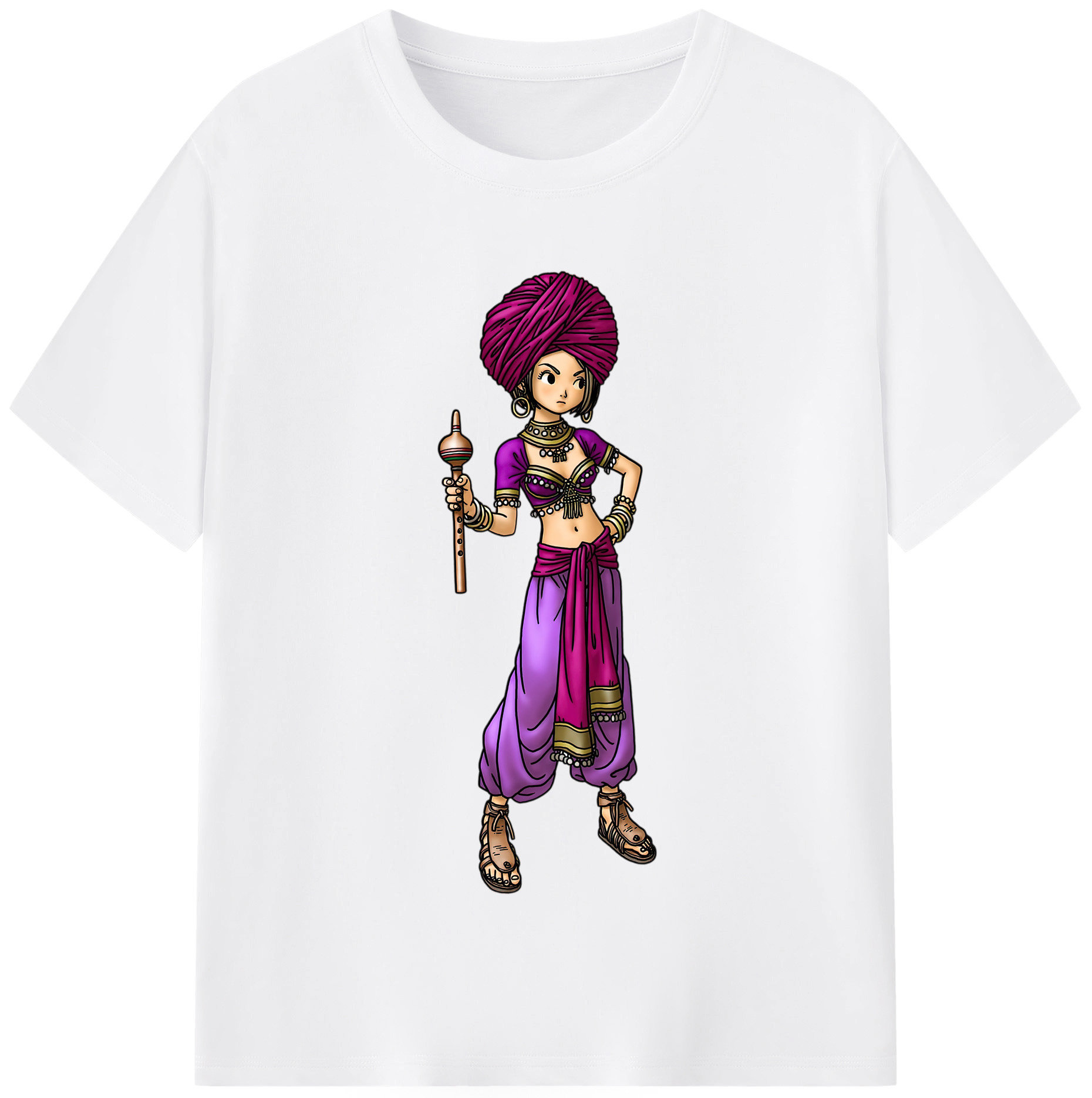 （画像用） ドラゴンクエスト Doragon Kuesuto Dragon Quest 綿100％半袖Tシャツ（フロントプリント）