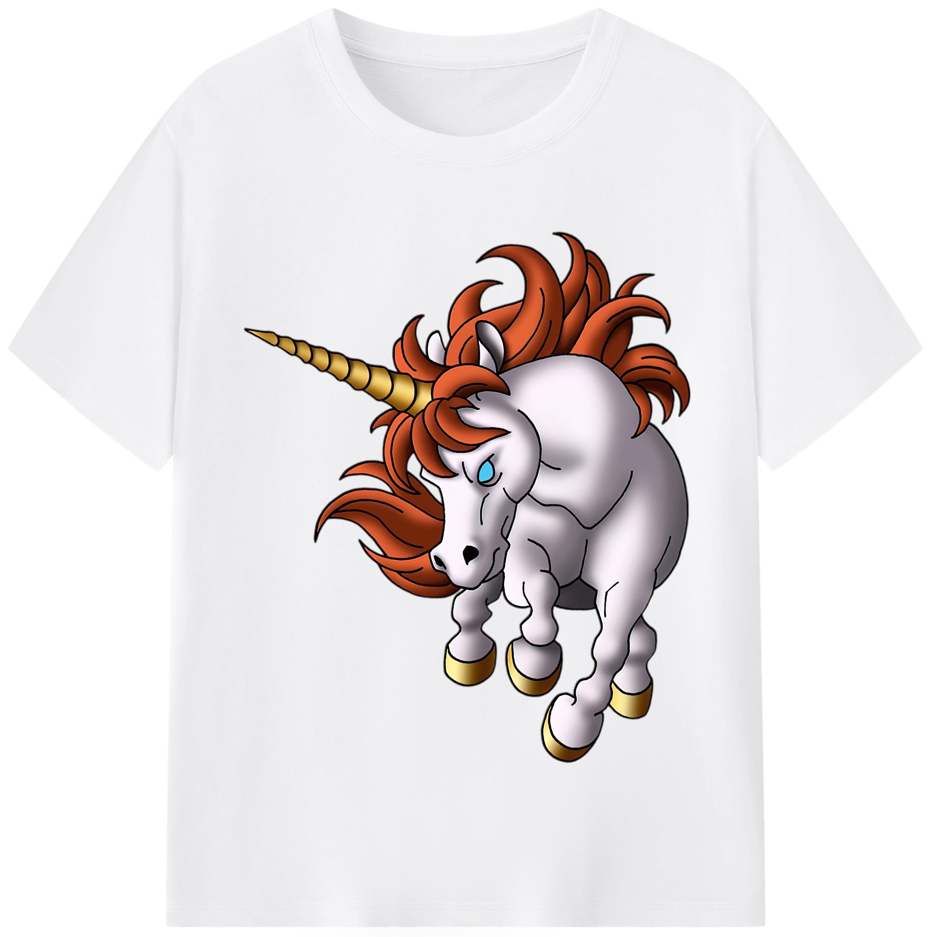 （画像用） ドラゴンクエスト Doragon Kuesuto Dragon Quest 綿100％半袖Tシャツ（フロントプリント）