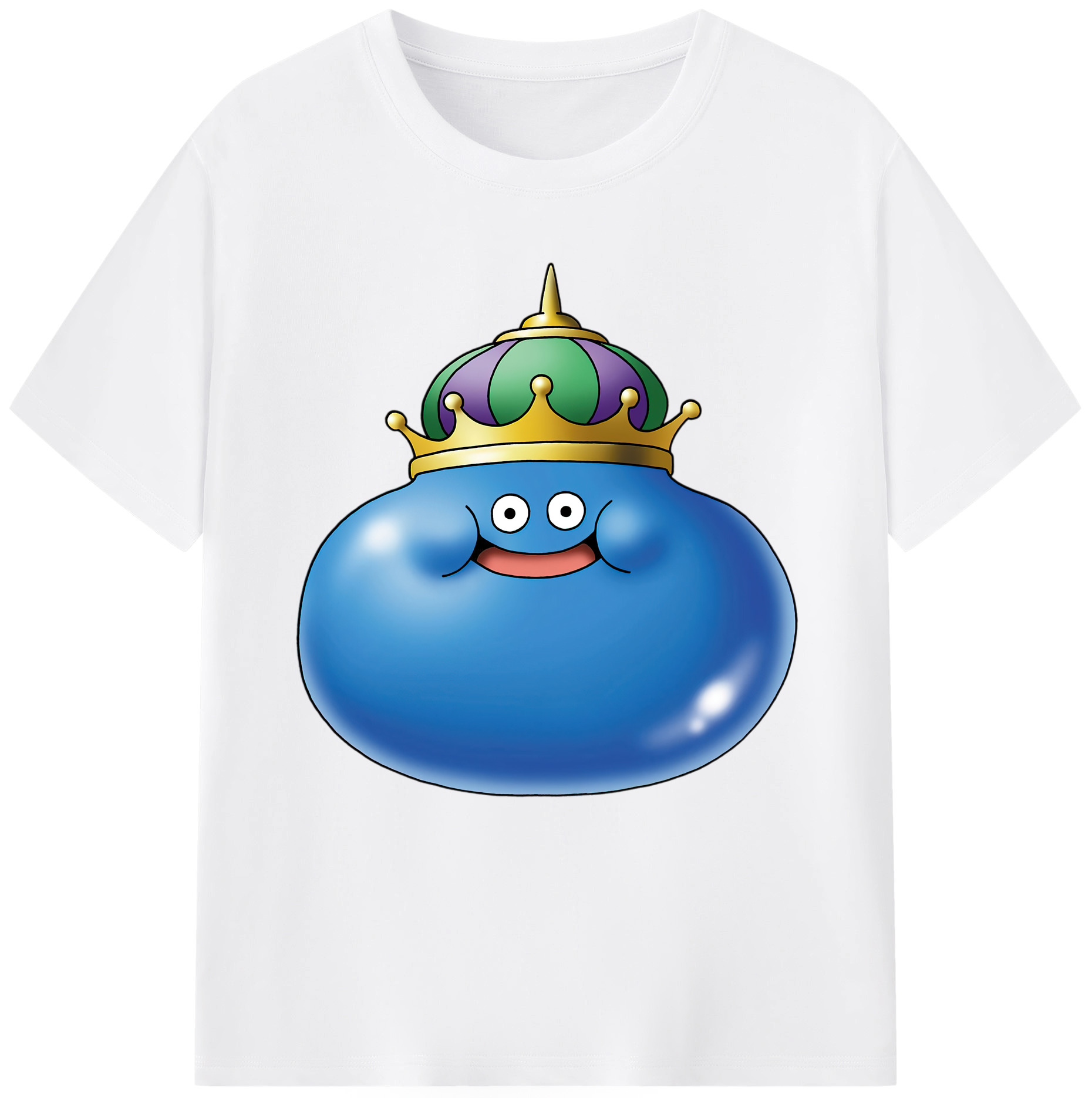 （画像用） ドラゴンクエスト Doragon Kuesuto Dragon Quest 綿100％半袖Tシャツ（フロントプリント）