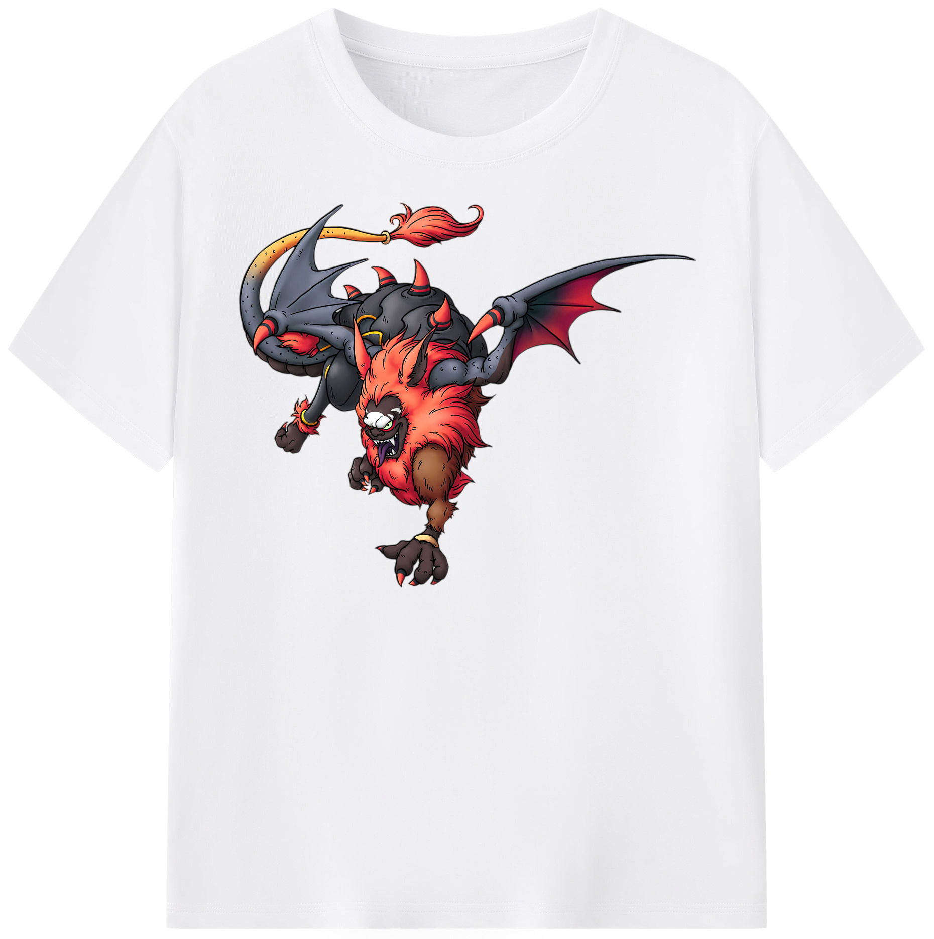 （画像用） ドラゴンクエスト Doragon Kuesuto Dragon Quest 綿100％半袖Tシャツ（フロントプリント）