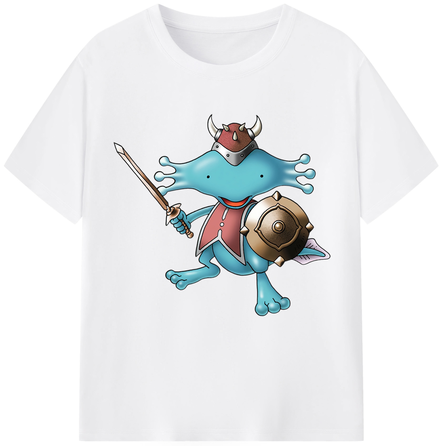 （画像用） ドラゴンクエスト Doragon Kuesuto Dragon Quest 綿100％半袖Tシャツ（フロントプリント）