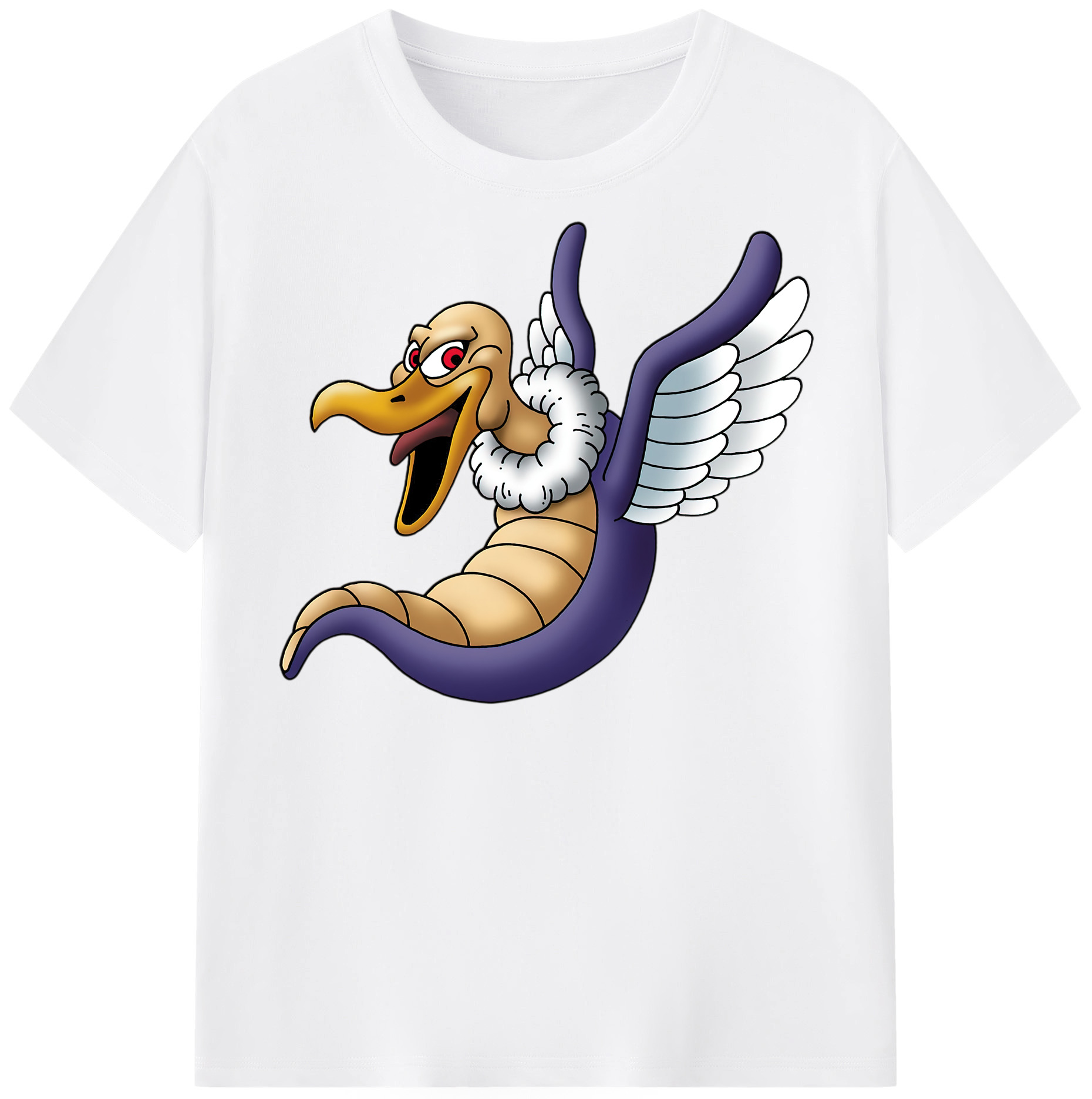 （画像用） ドラゴンクエスト Doragon Kuesuto Dragon Quest 綿100％半袖Tシャツ（フロントプリント）