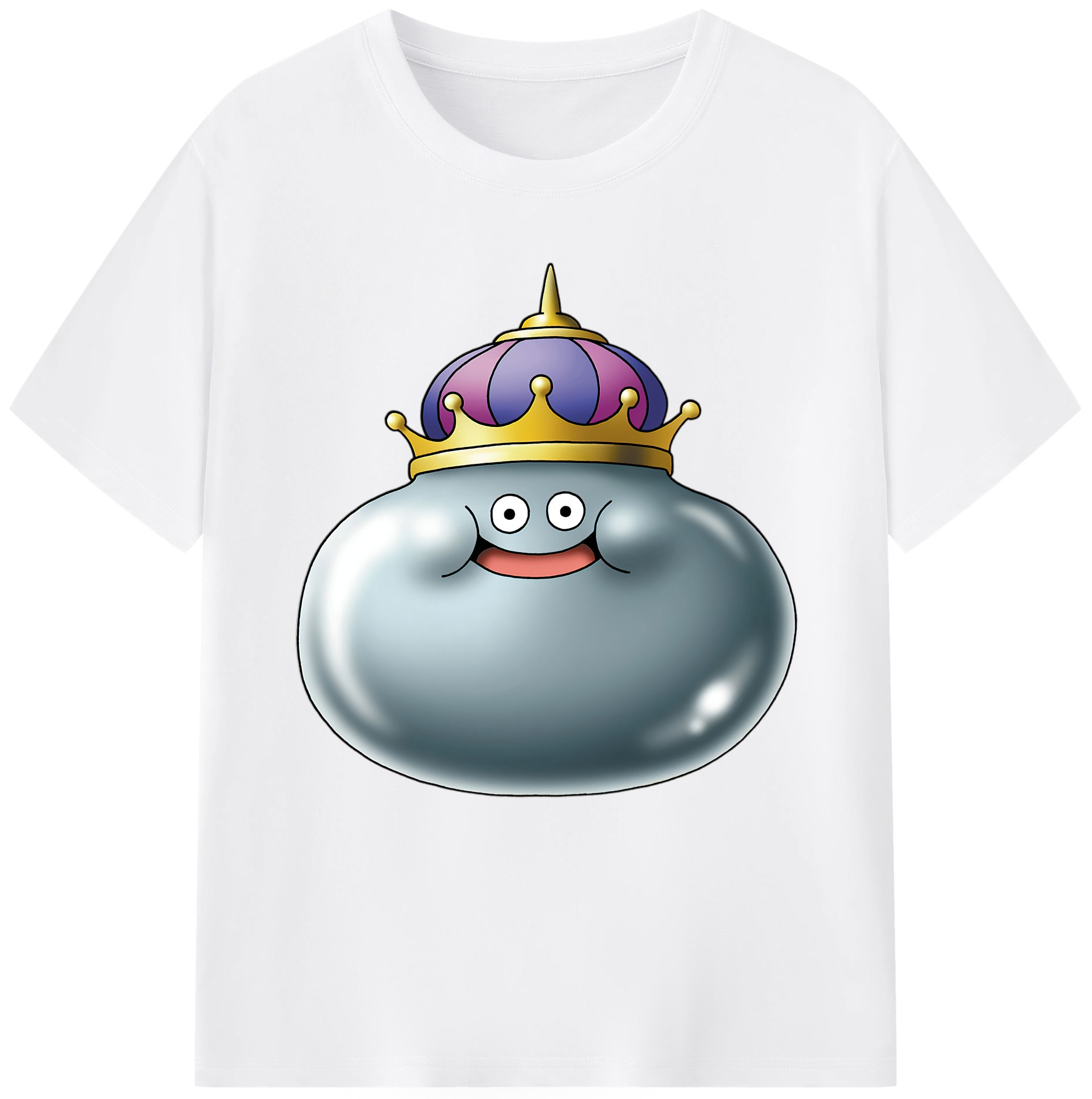 （画像用） ドラゴンクエスト Doragon Kuesuto Dragon Quest 綿100％半袖Tシャツ（フロントプリント）