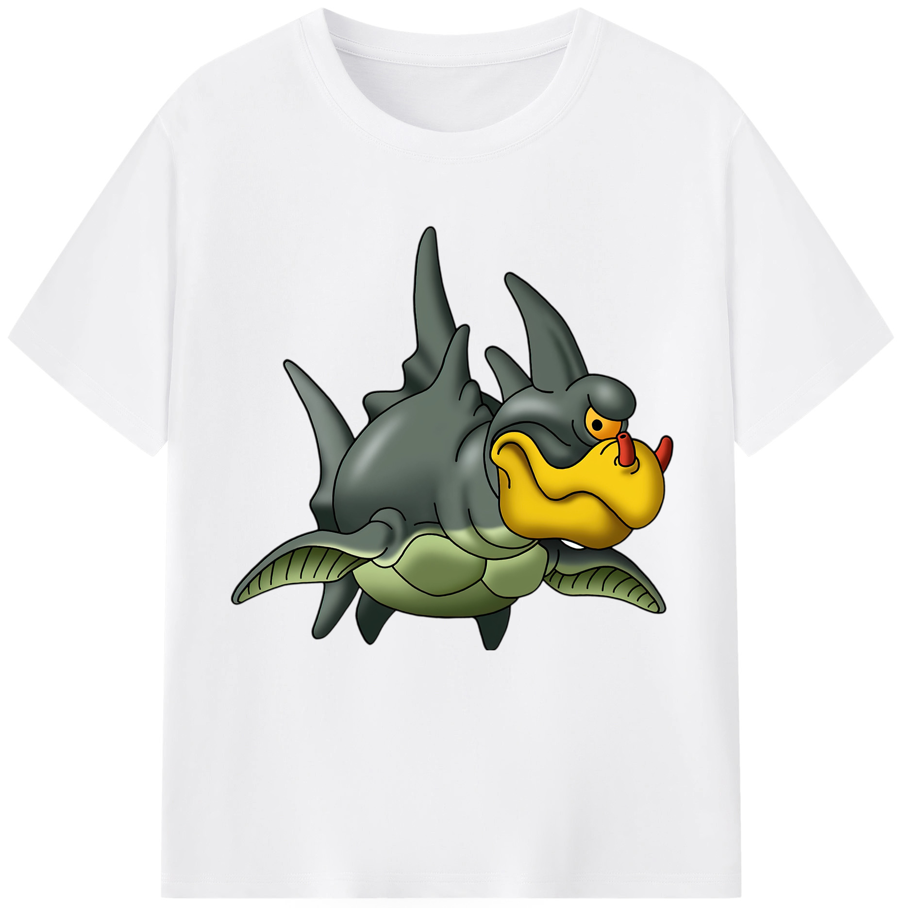 （画像用） ドラゴンクエスト Doragon Kuesuto Dragon Quest 綿100％半袖Tシャツ（フロントプリント）