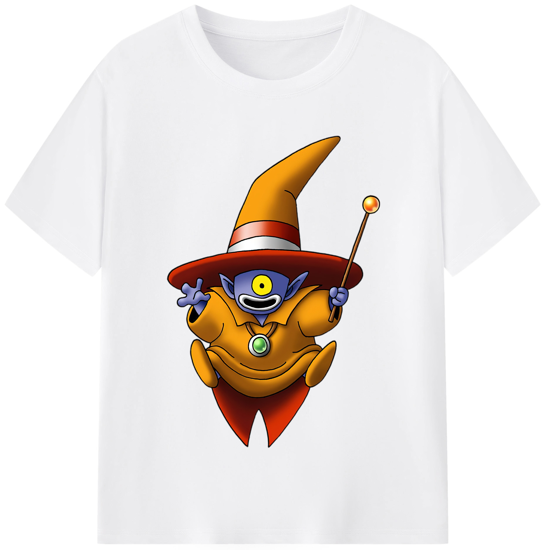 （画像用） ドラゴンクエスト Doragon Kuesuto Dragon Quest 綿100％半袖Tシャツ（フロントプリント）