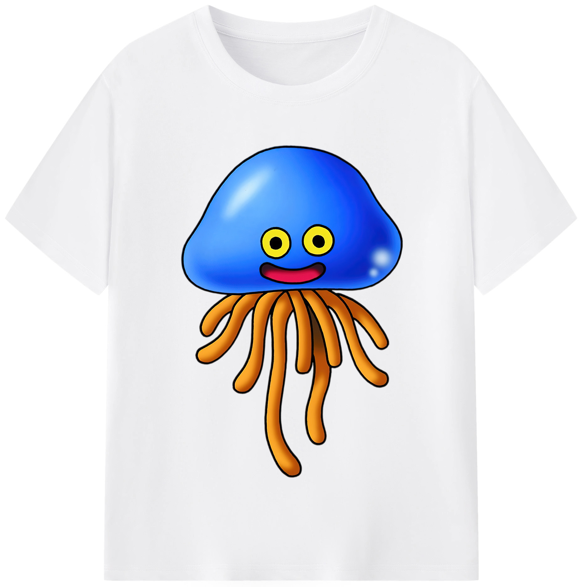 （画像用） ドラゴンクエスト Doragon Kuesuto Dragon Quest 綿100％半袖Tシャツ（フロントプリント）
