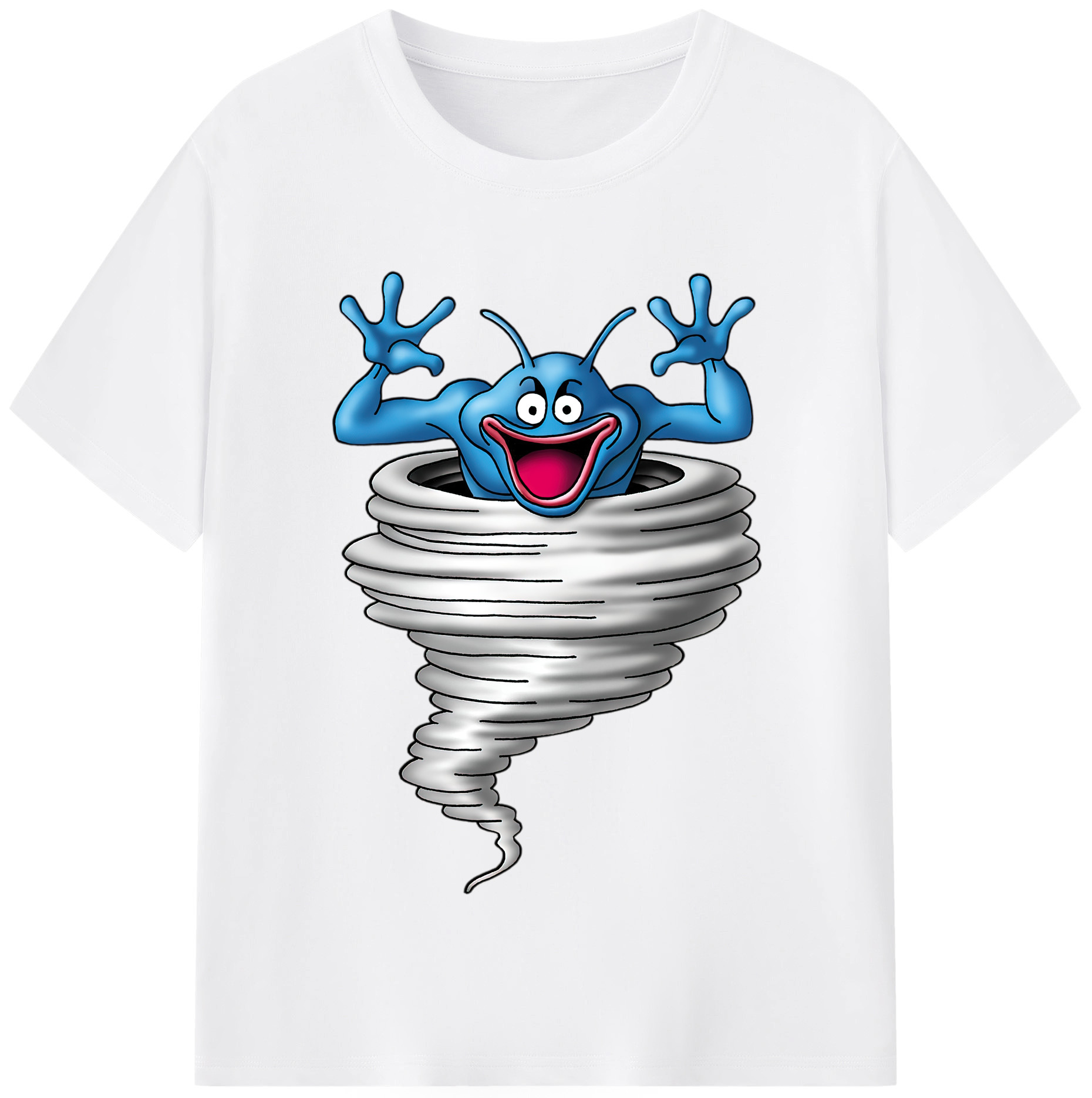 （画像用） ドラゴンクエスト Doragon Kuesuto Dragon Quest 綿100％半袖Tシャツ（フロントプリント）