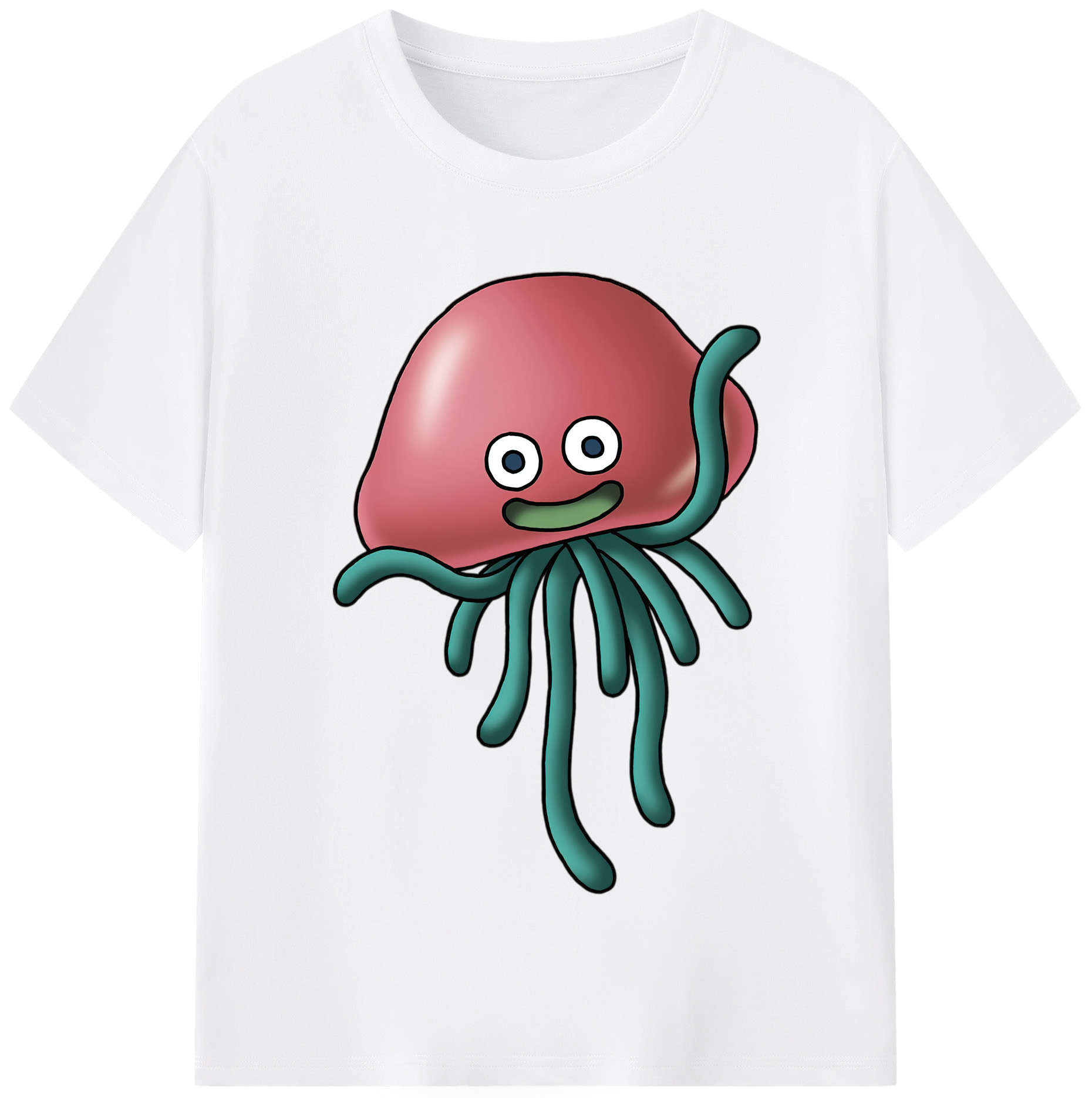 （画像用） ドラゴンクエスト Doragon Kuesuto Dragon Quest 綿100％半袖Tシャツ（フロントプリント）