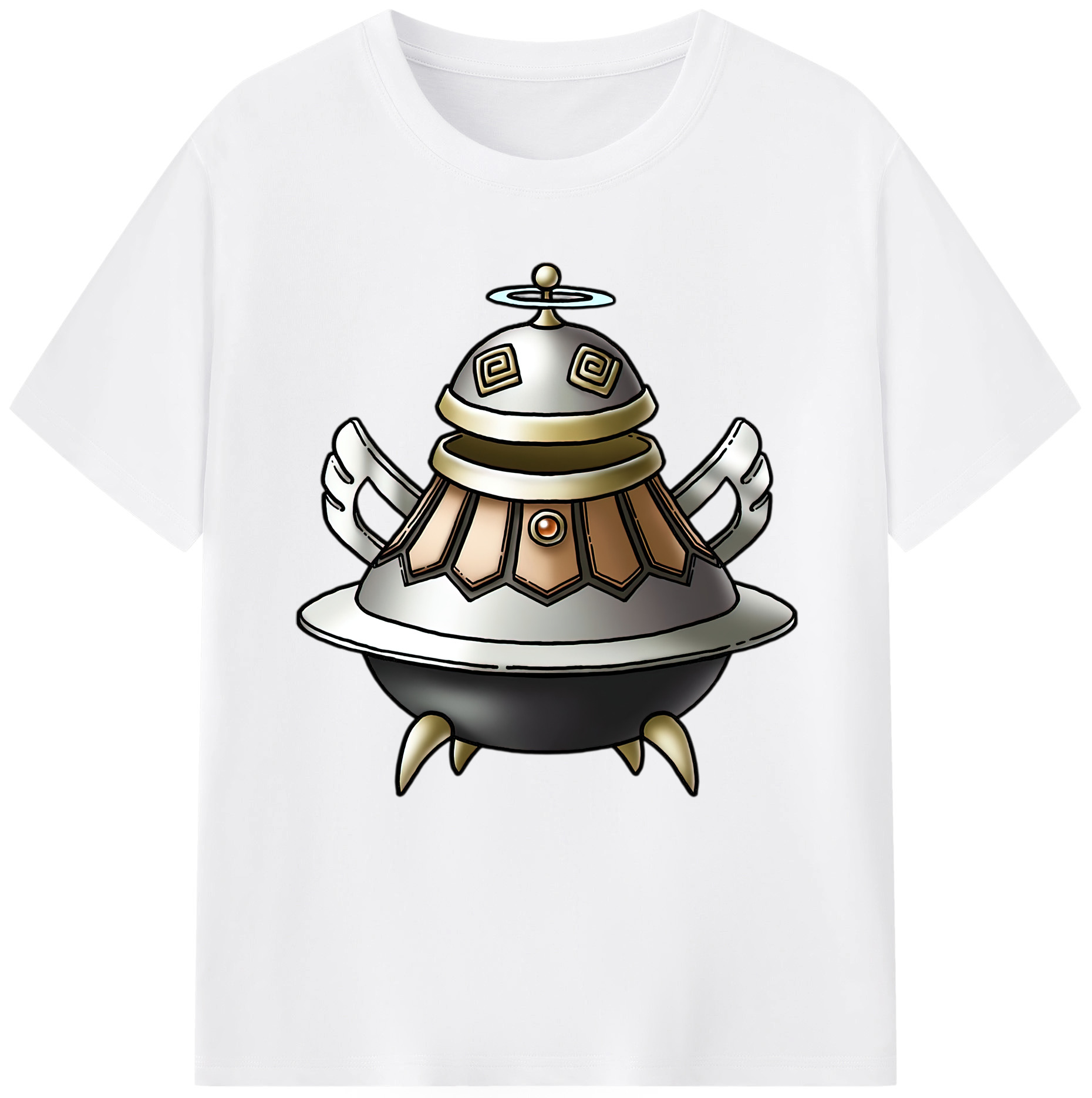 （画像用） ドラゴンクエスト Doragon Kuesuto Dragon Quest 綿100％半袖Tシャツ（フロントプリント）