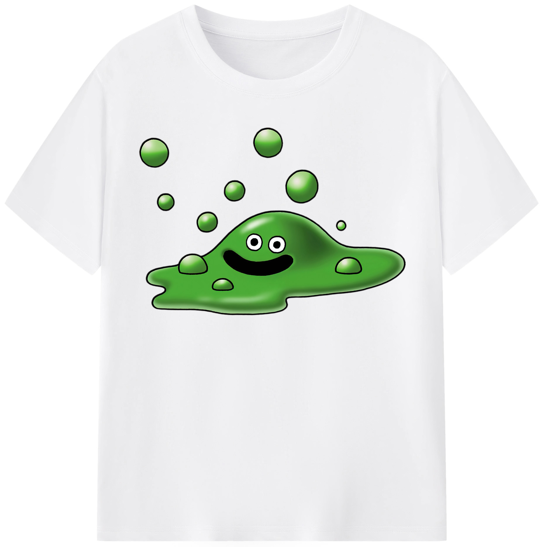 （画像用） ドラゴンクエスト Doragon Kuesuto Dragon Quest 綿100％半袖Tシャツ（フロントプリント）