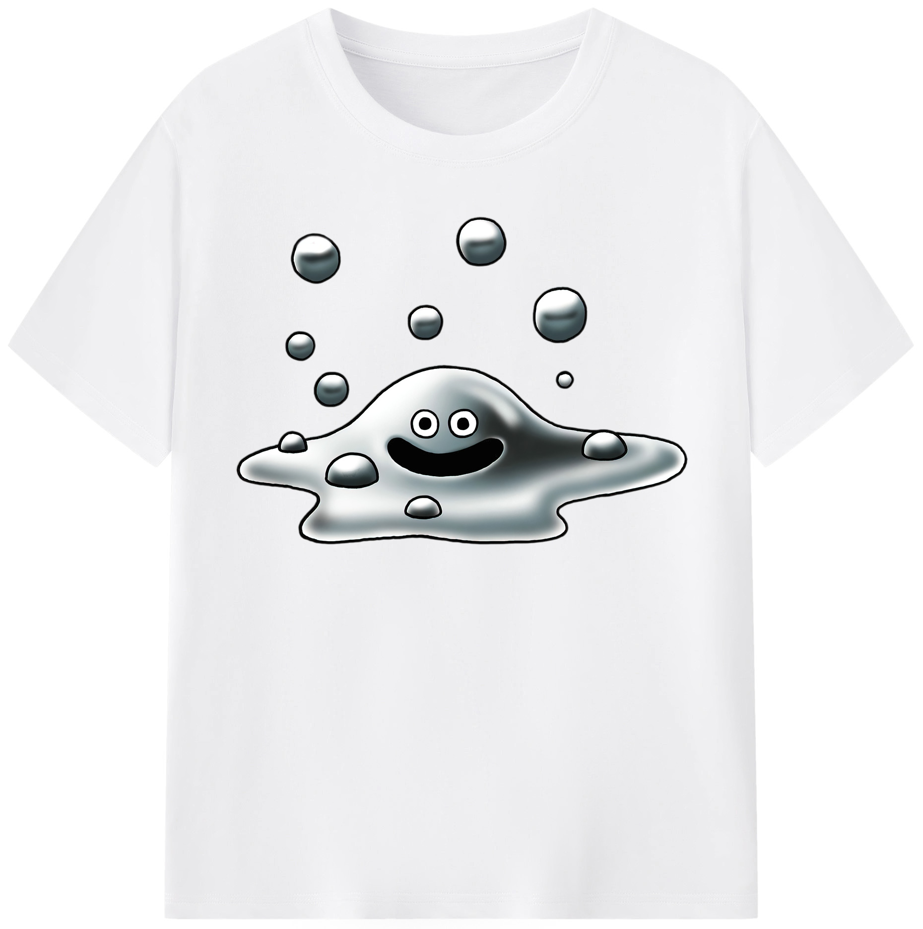 （画像用） ドラゴンクエスト Doragon Kuesuto Dragon Quest 綿100％半袖Tシャツ（フロントプリント）