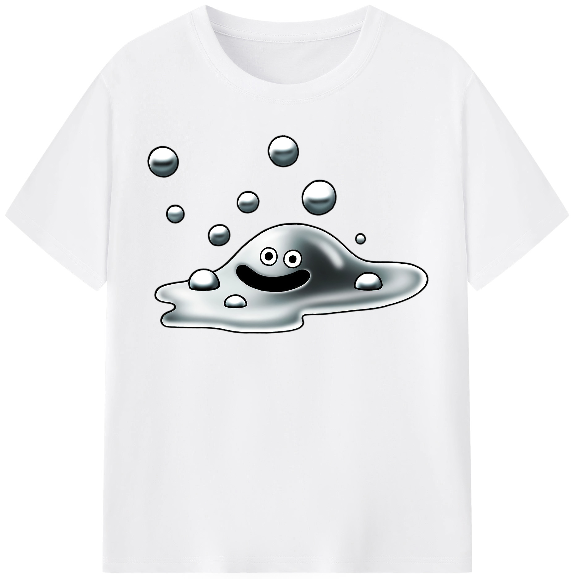 （画像用） ドラゴンクエスト Doragon Kuesuto Dragon Quest 綿100％半袖Tシャツ（フロントプリント）