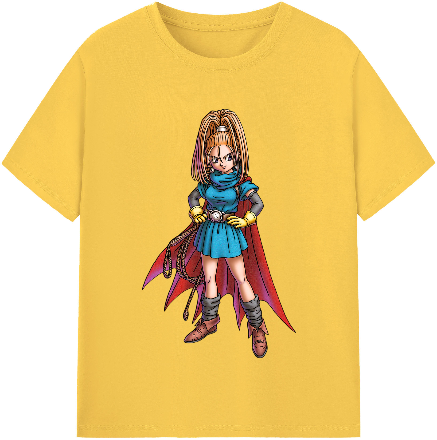 （画像用） ドラゴンクエスト Doragon Kuesuto Dragon Quest 綿100％半袖Tシャツ（フロントプリント）