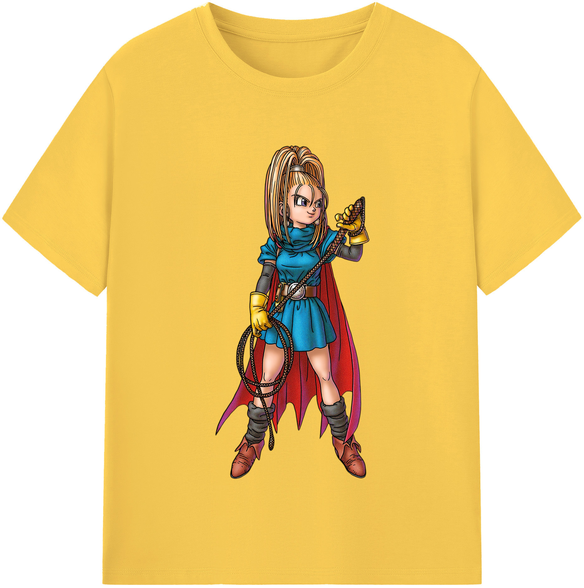 （画像用） ドラゴンクエスト Doragon Kuesuto Dragon Quest 綿100％半袖Tシャツ（フロントプリント）