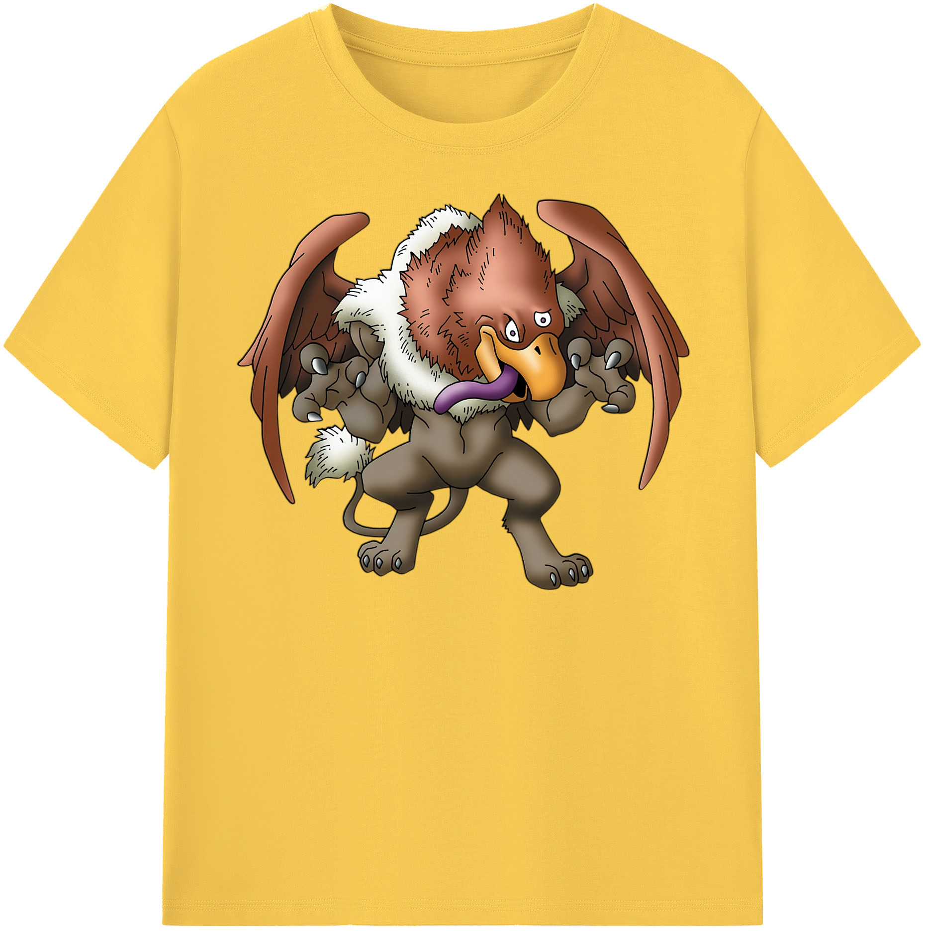 （画像用） ドラゴンクエスト Doragon Kuesuto Dragon Quest 綿100％半袖Tシャツ（フロントプリント）