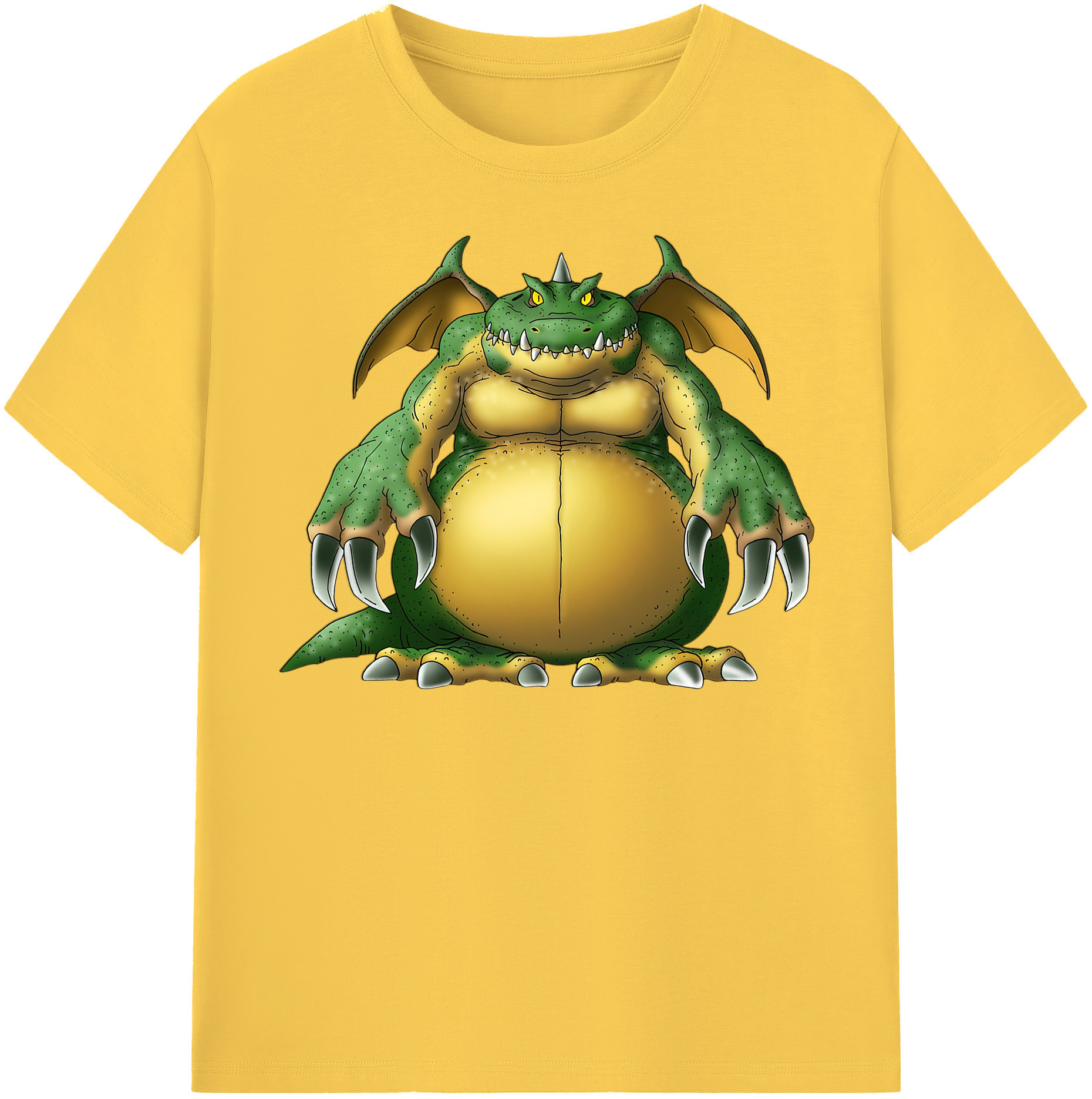 （画像用） ドラゴンクエスト Doragon Kuesuto Dragon Quest 綿100％半袖Tシャツ（フロントプリント）