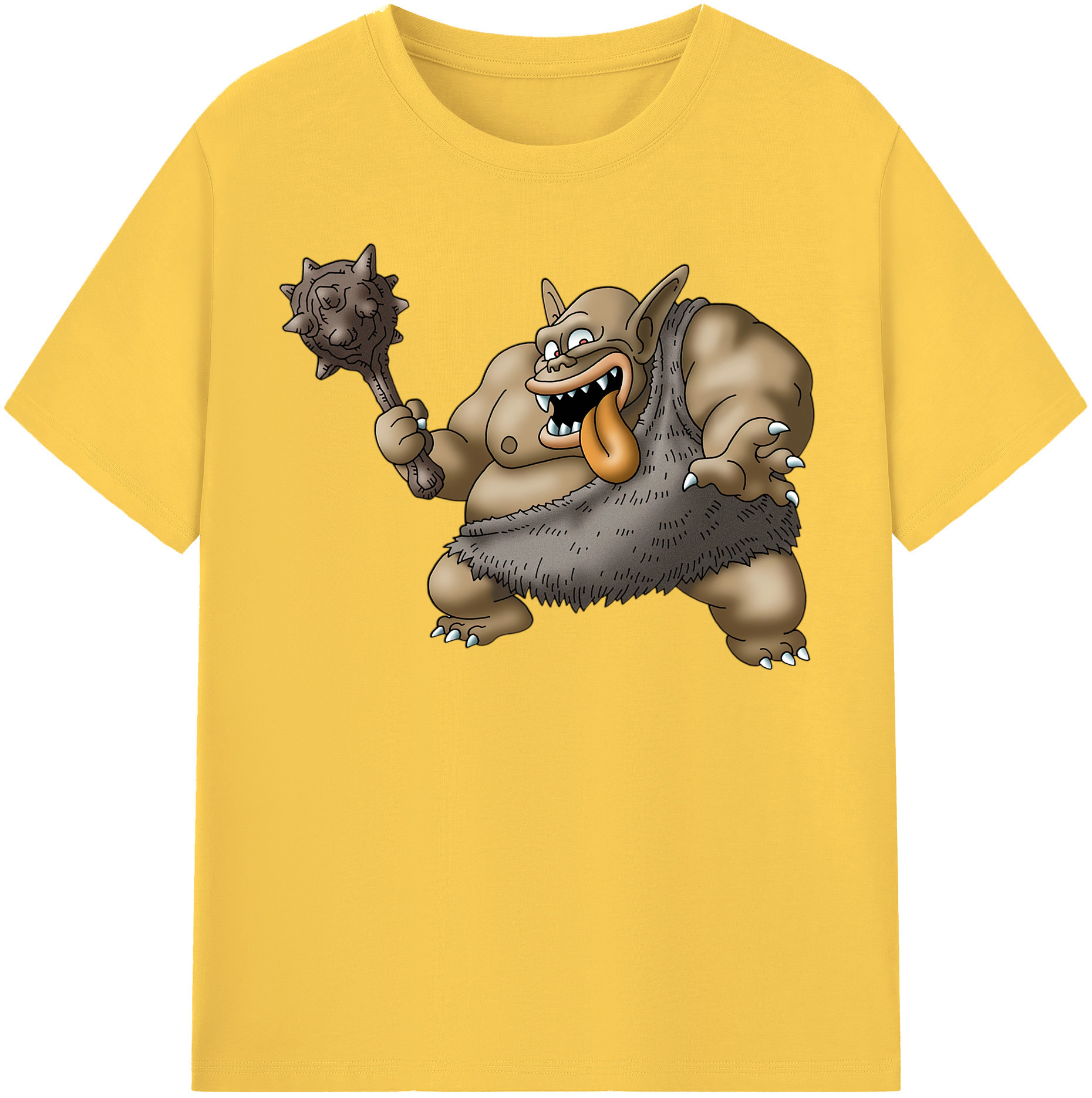 （画像用） ドラゴンクエスト Doragon Kuesuto Dragon Quest 綿100％半袖Tシャツ（フロントプリント）