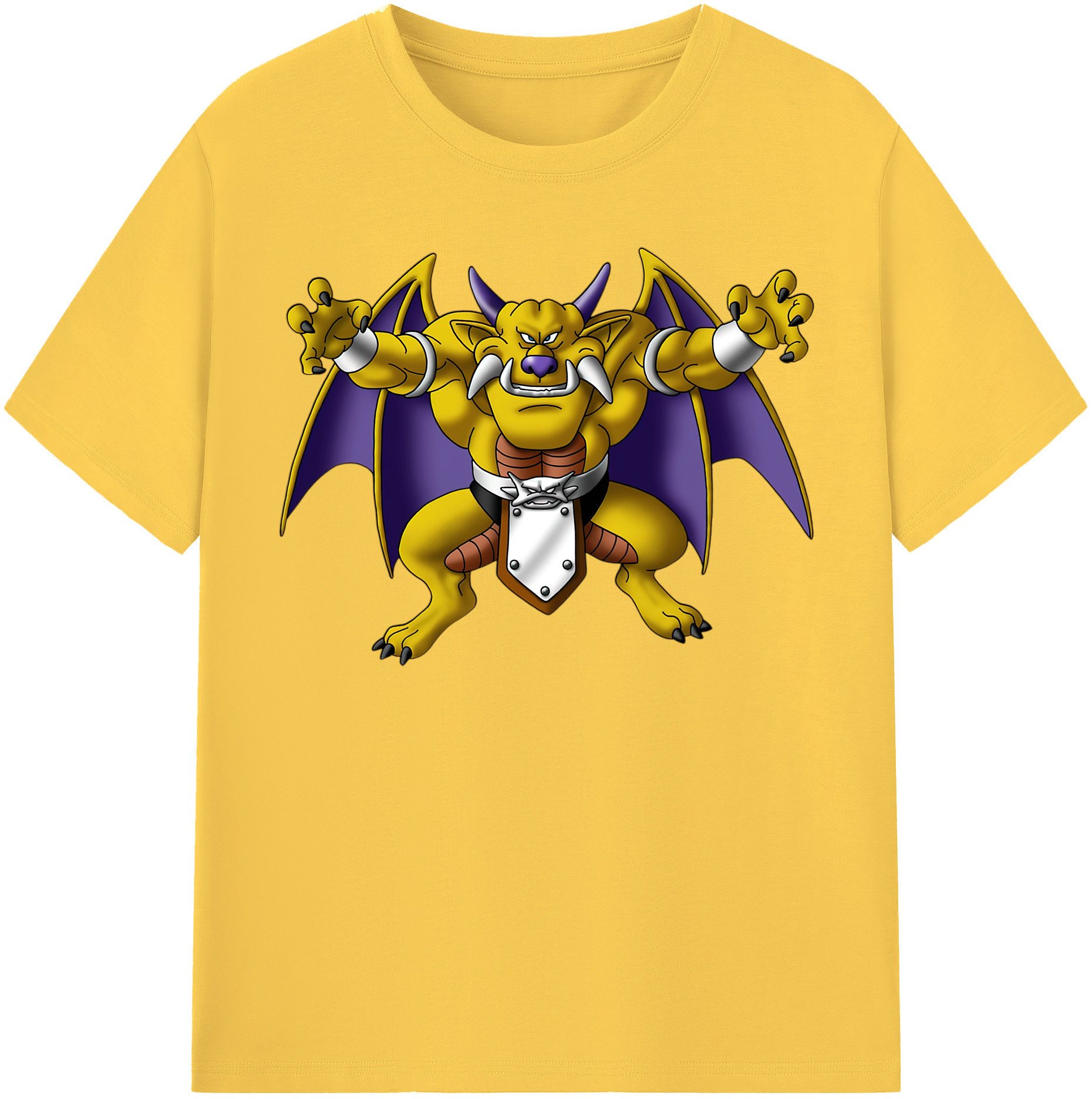（画像用） ドラゴンクエスト Doragon Kuesuto Dragon Quest 綿100％半袖Tシャツ（フロントプリント）