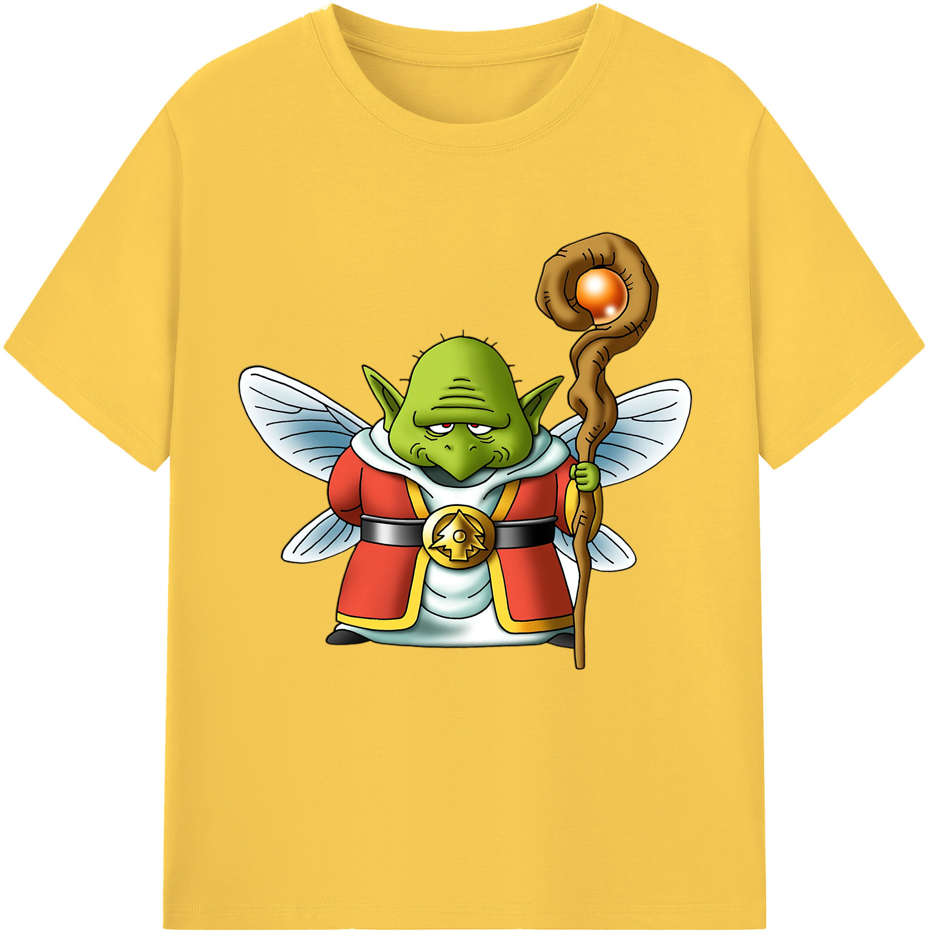 （画像用） ドラゴンクエスト Doragon Kuesuto Dragon Quest 綿100％半袖Tシャツ（フロントプリント）