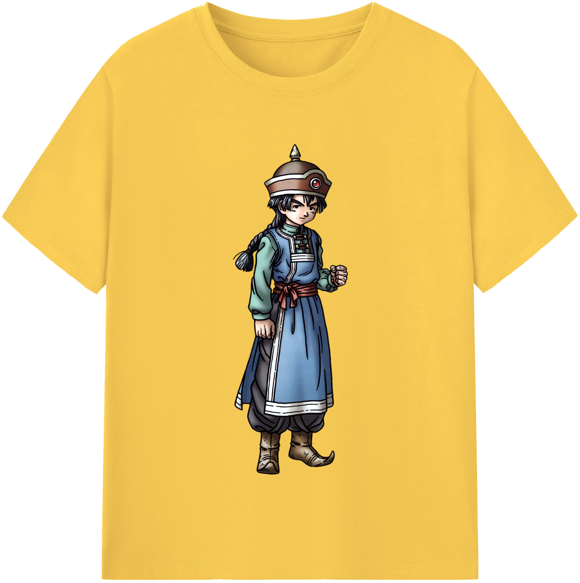 （画像用） ドラゴンクエスト Doragon Kuesuto Dragon Quest 綿100％半袖Tシャツ（フロントプリント）