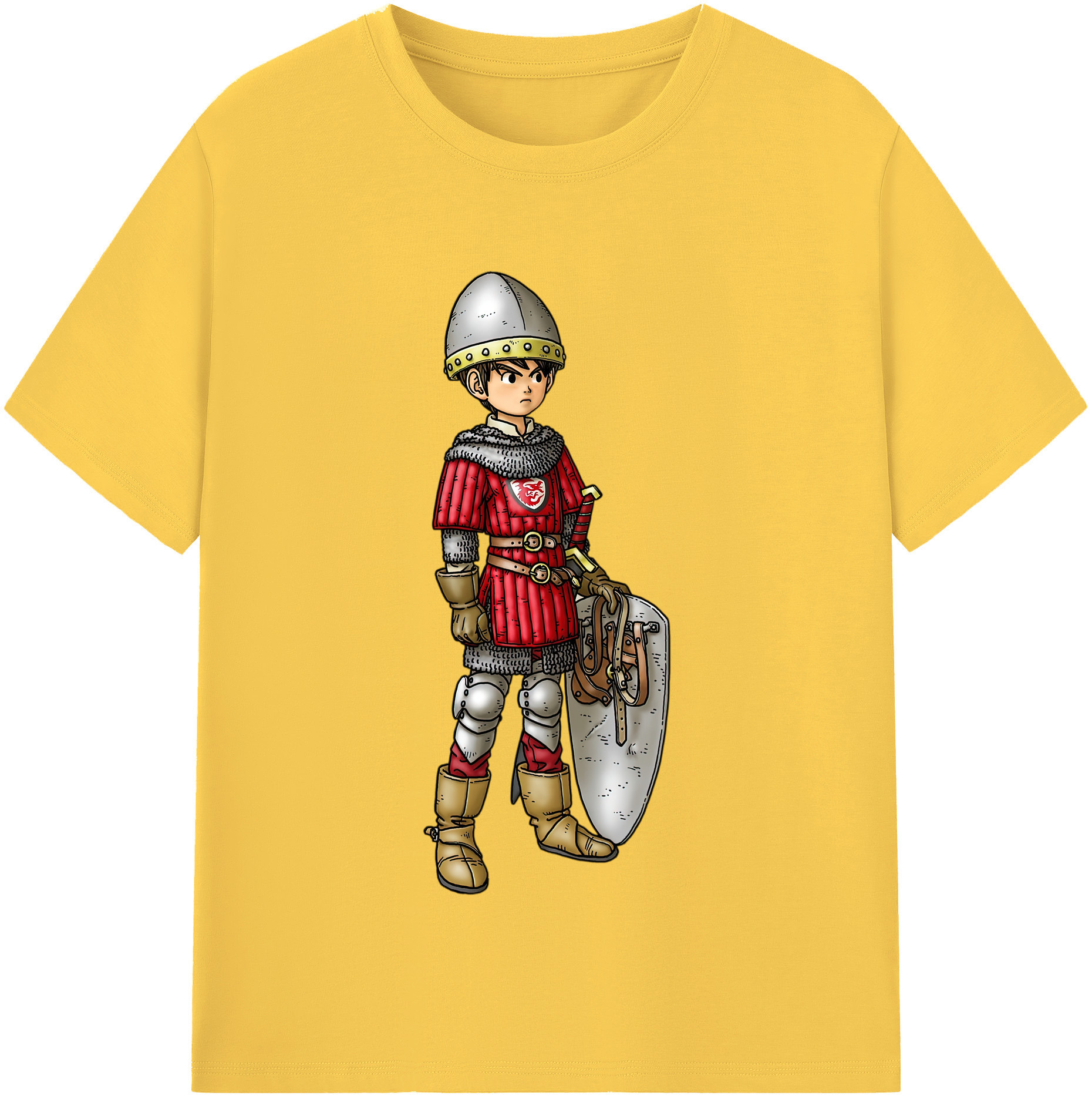 （画像用） ドラゴンクエスト Doragon Kuesuto Dragon Quest 綿100％半袖Tシャツ（フロントプリント）