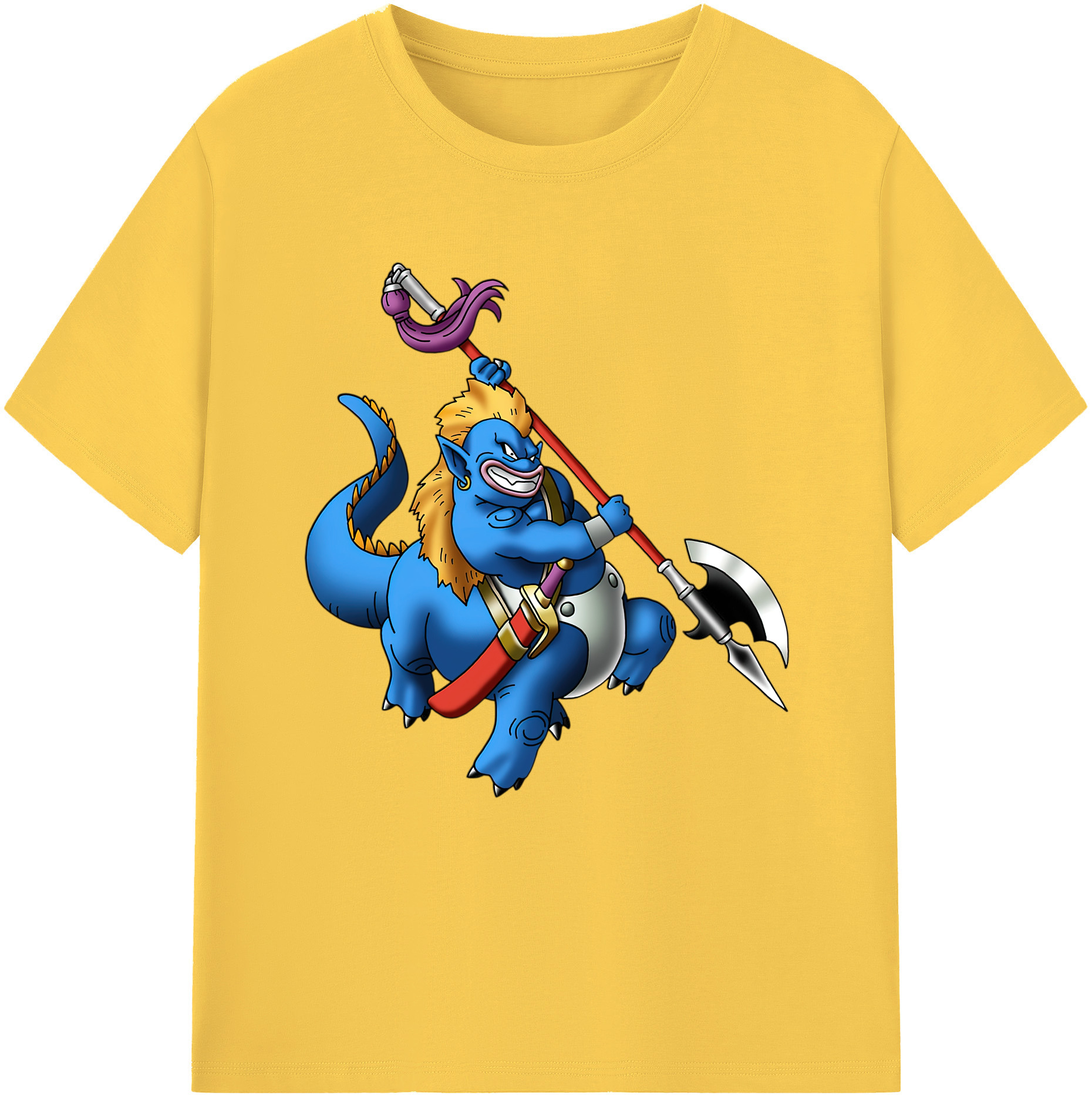 （画像用） ドラゴンクエスト Doragon Kuesuto Dragon Quest 綿100％半袖Tシャツ（フロントプリント）