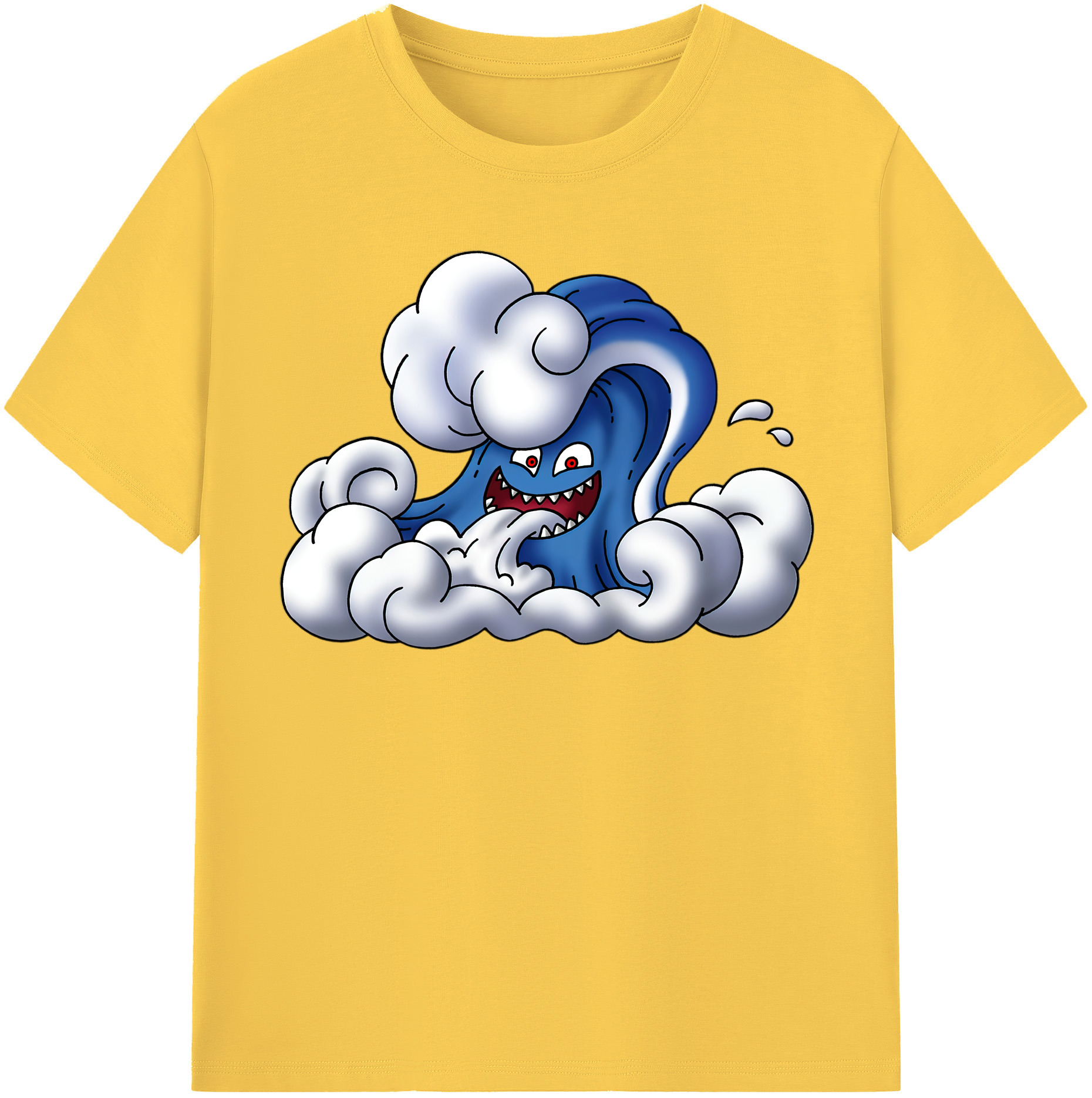 （画像用） ドラゴンクエスト Doragon Kuesuto Dragon Quest 綿100％半袖Tシャツ（フロントプリント）