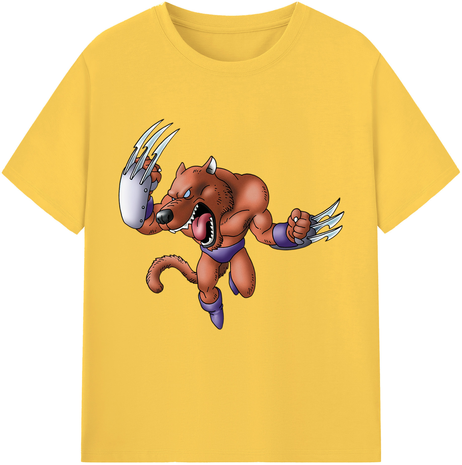 （画像用） ドラゴンクエスト Doragon Kuesuto Dragon Quest 綿100％半袖Tシャツ（フロントプリント）